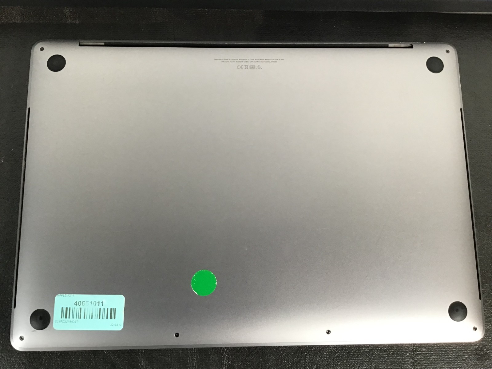 Apple MacBook Pro 16″ A2141 i9-9980H 2.3GHz 32GB RAM 1TB NVMe 79% Battery Cap ~