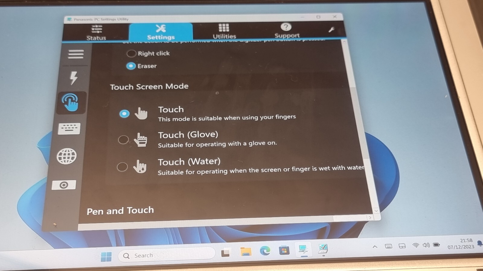 10.1″ PANASONIC TOUGHPAD FZ-G1 MK4 FZ-G1R0-53TE i5-6300U 2.40GHZ 4GB 128GB LTE