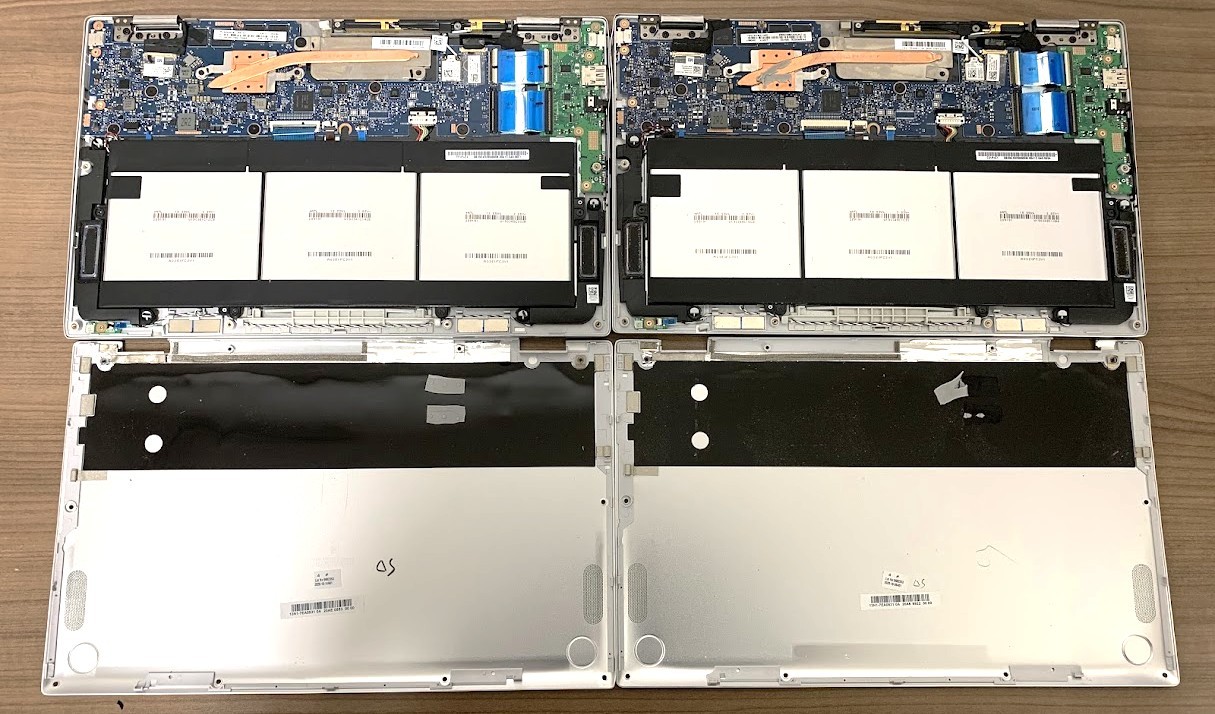 Lot 2 ASUS Chromebook Flip C434T i5-8th 1.3GHz 4gb RAM 32GB SSD 14″ FHD PARTS