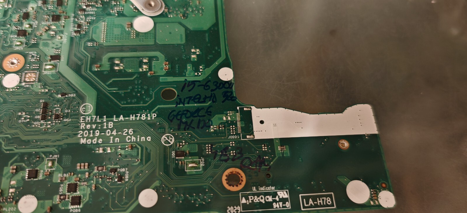 ACER A317-51 EX215-51 LA-H781P I5-6300U HD 520 4GB GEFORCE MX130 MOTHERBOARD #