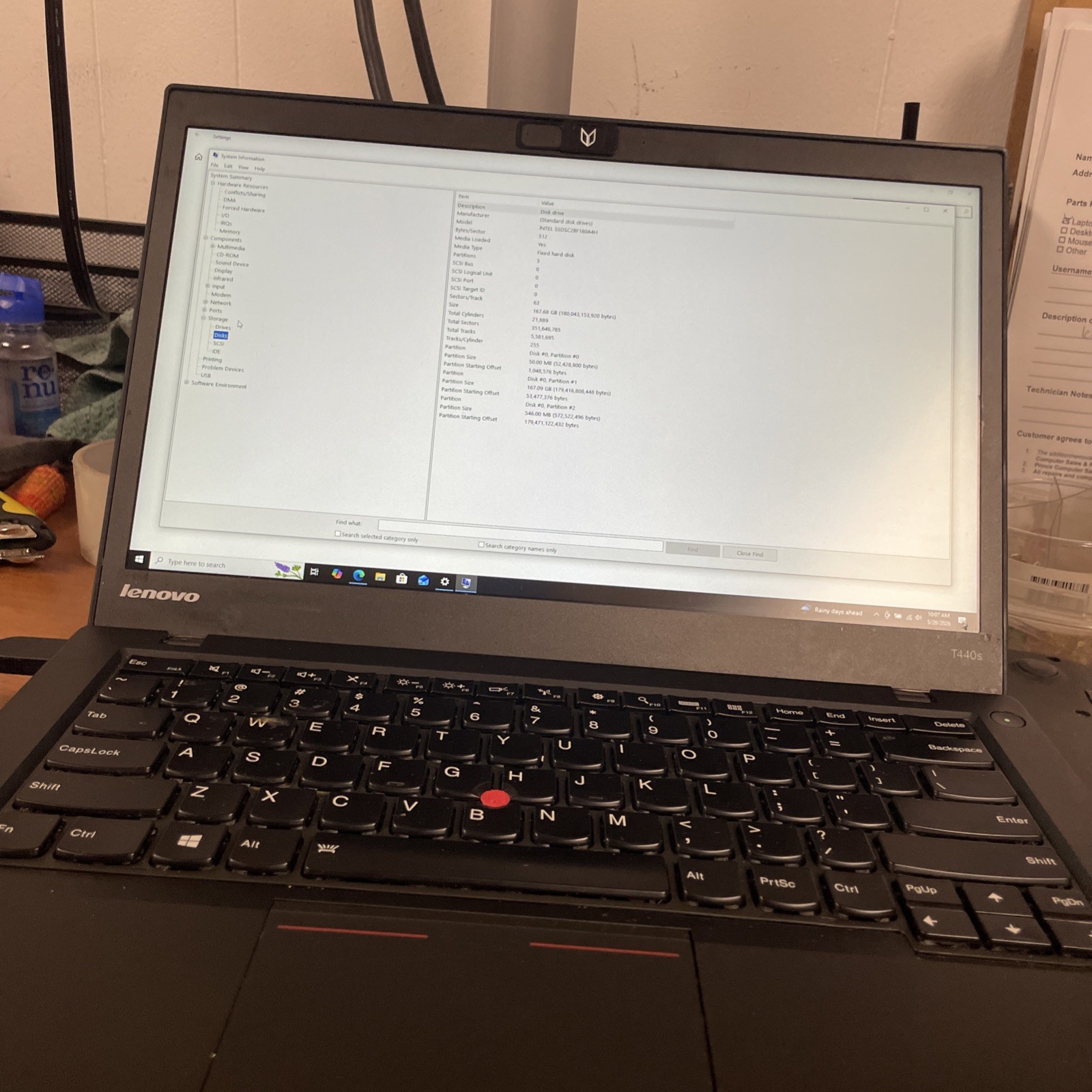 Lenovo T440S ThinkPad 14 Inches i7-4600U 12GB RAM 240GB SSD Laptop