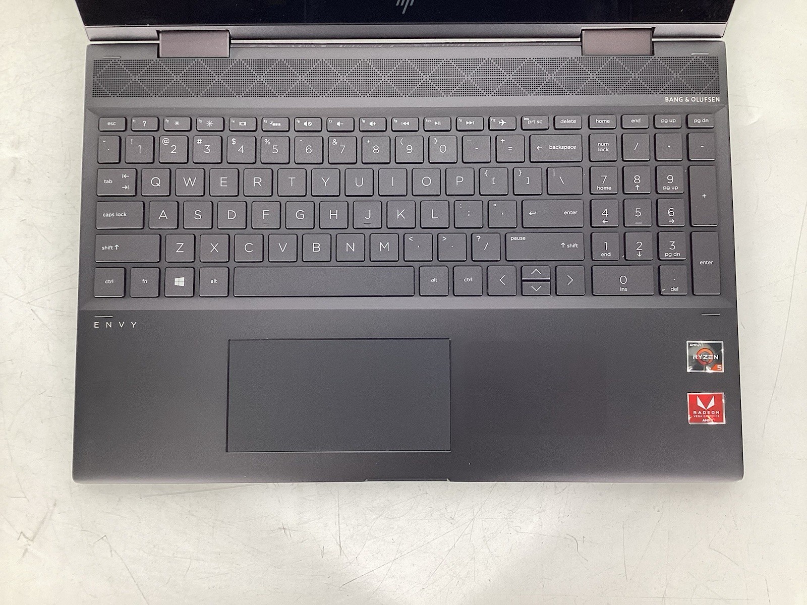 HP ENVY X360 CONVERTIBLE AMD RYZEN 5 2500U w/ Vega, 8GB 256GB, No SSD/OS/BATTERY