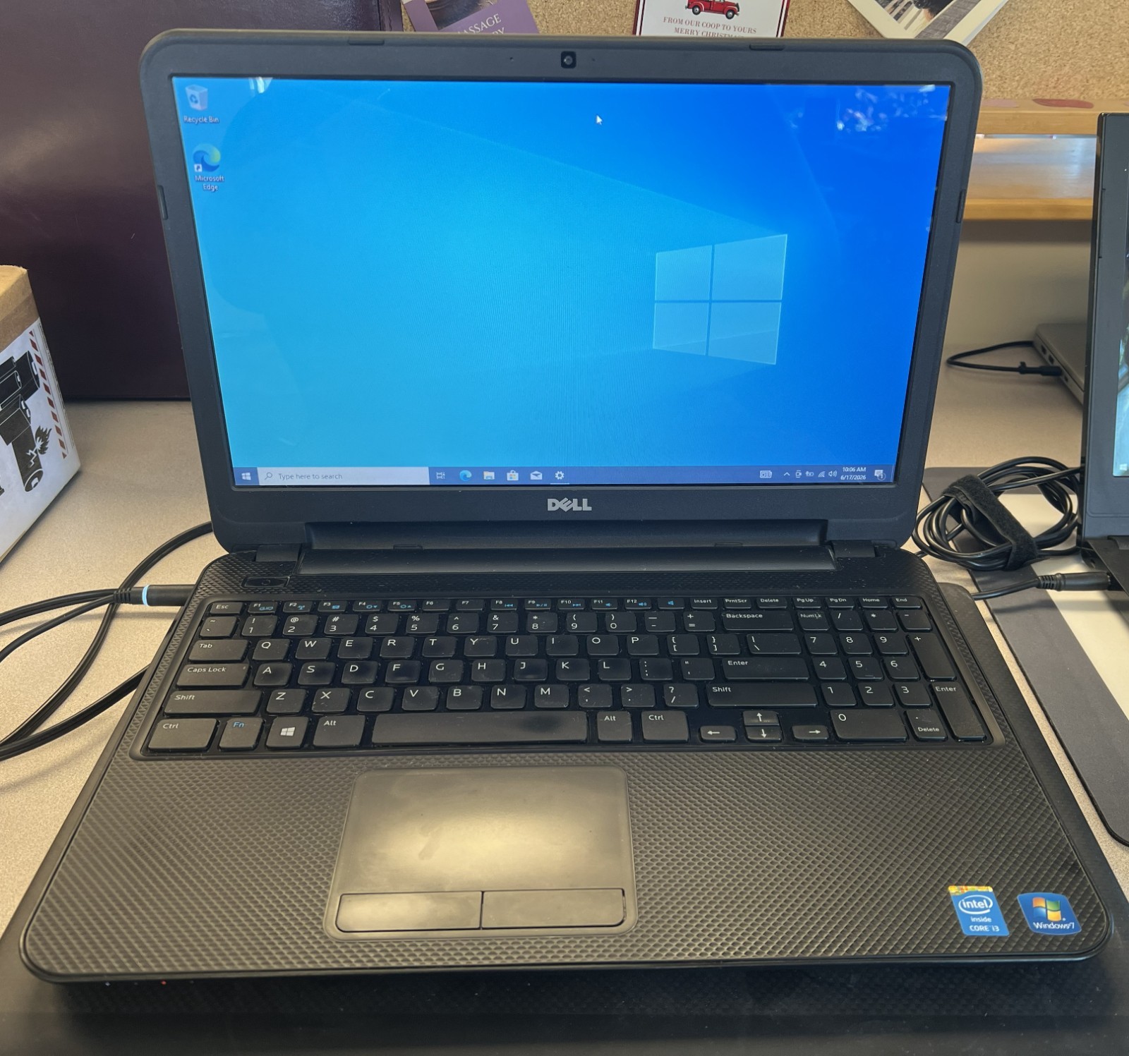 Dell Inspiron 3537, i3-4010U, 4GB Ram, DVD+RW, 500GB HDD, Windows 10 Pro