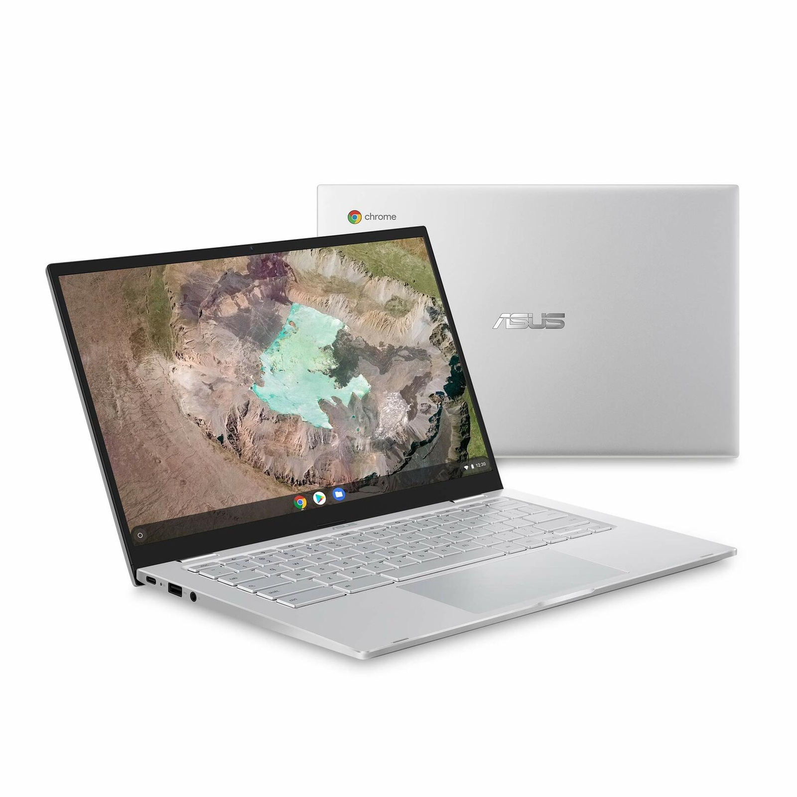 ASUS Chromebook C425 Clamshell 14″ m3-8100Y 4GB 128GB Backlit KB C425TA-AS348F