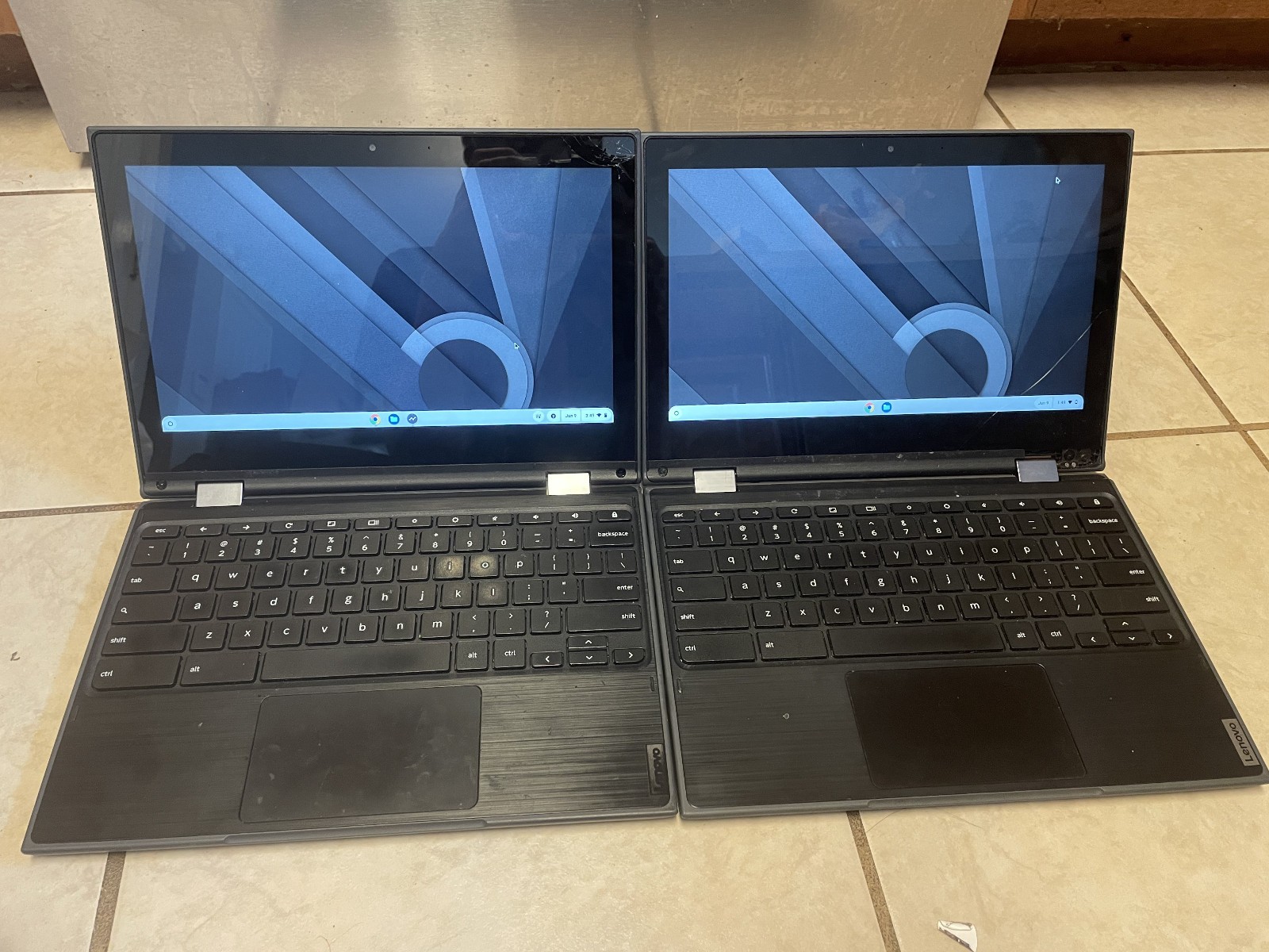 Lenovo 300e 2nd Gen 11.6″ Chromebook 32GB 4GB RAM MediaTek MT8173C-Cracked glass