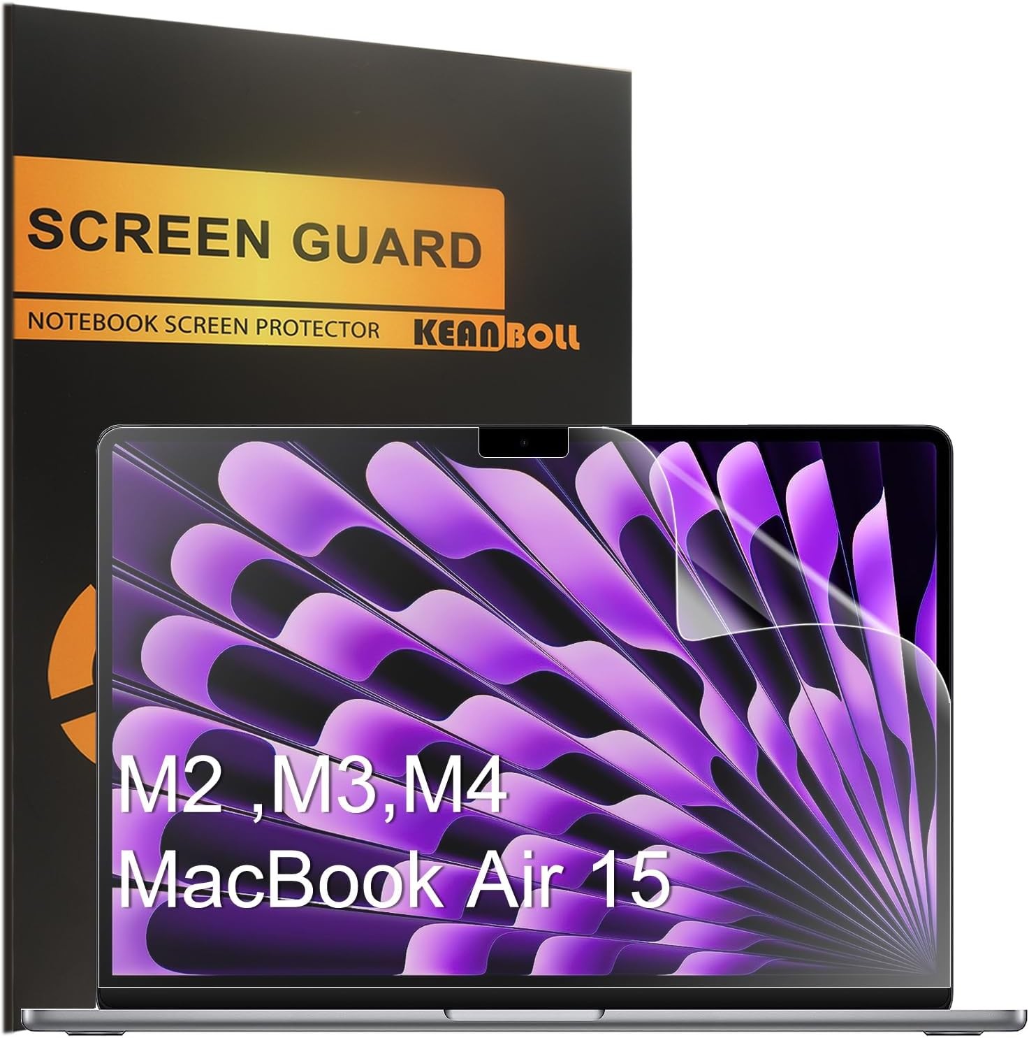 3-Pack Matte Anti-Glare Screen Protectors for Apple MacBook Air 15 inch Laptop