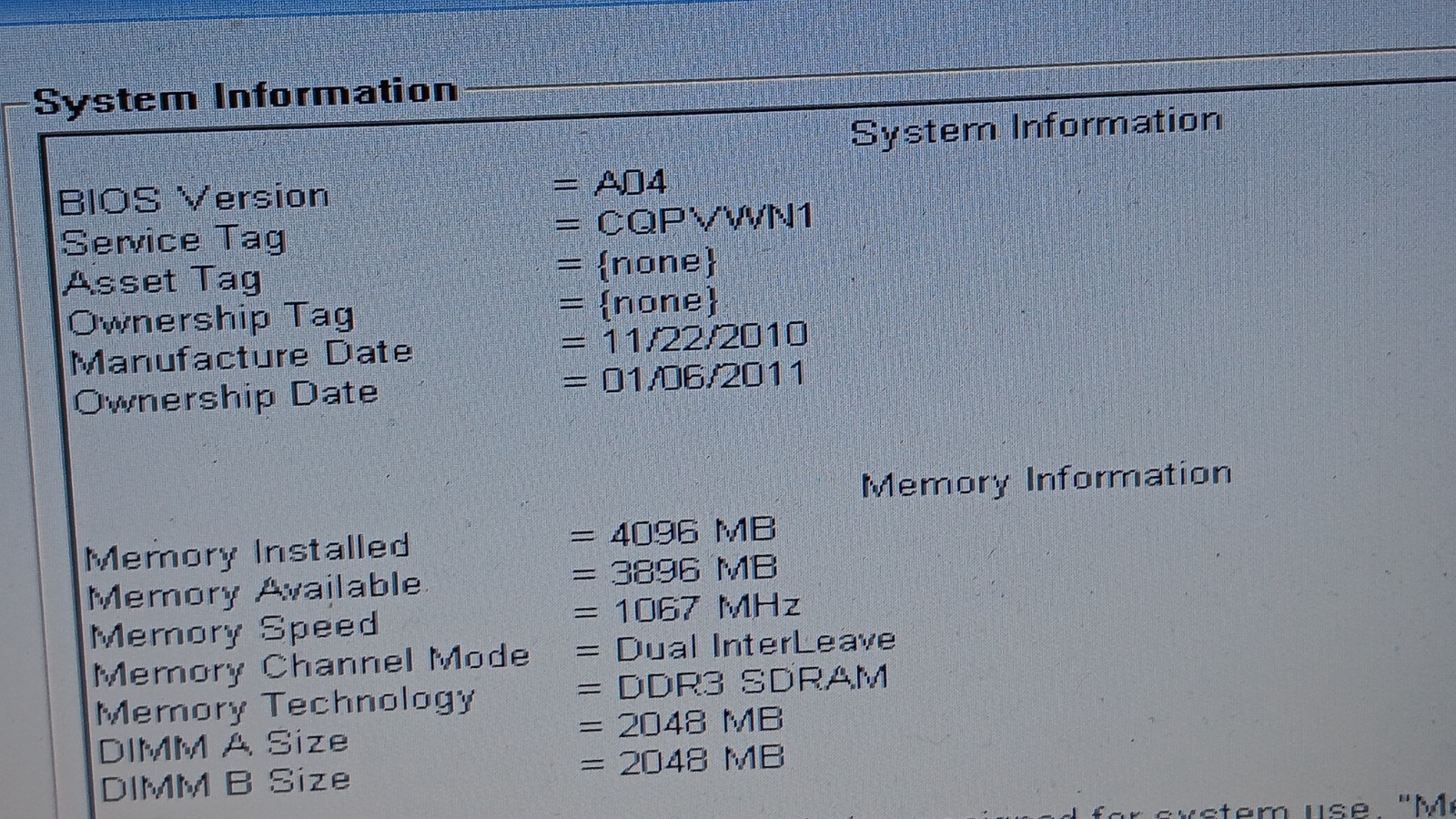 Dell Latitude E4310 Laptop intel Core I5 M560 @ 2.67GHz 4GB RAM 13.3″ LCD Screen