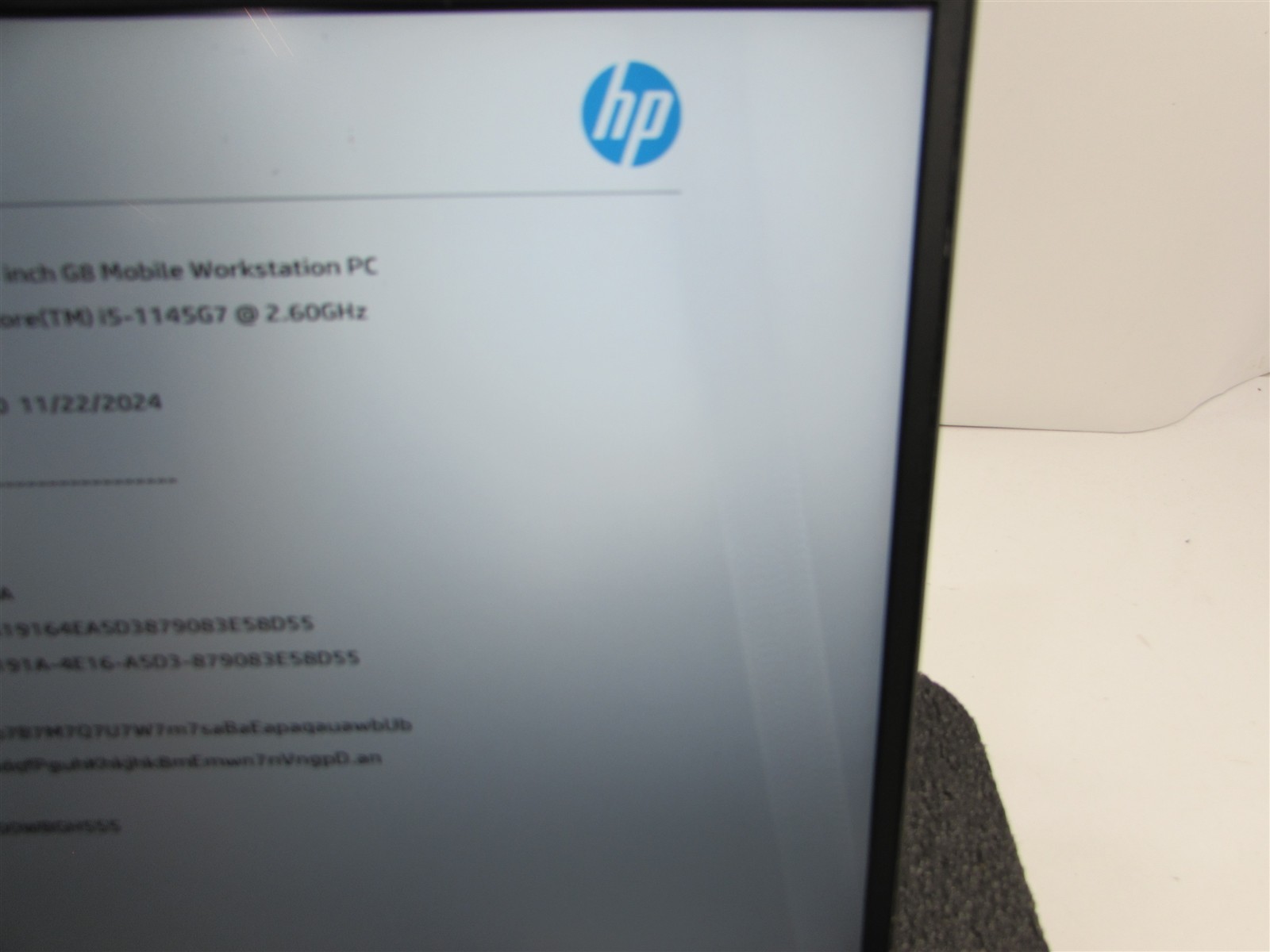 HP ZBOOK FIREFLY 14 (G8) 1920X1080 FHD I5-1145G7 512GB SSD 16GB RAM NO O.S