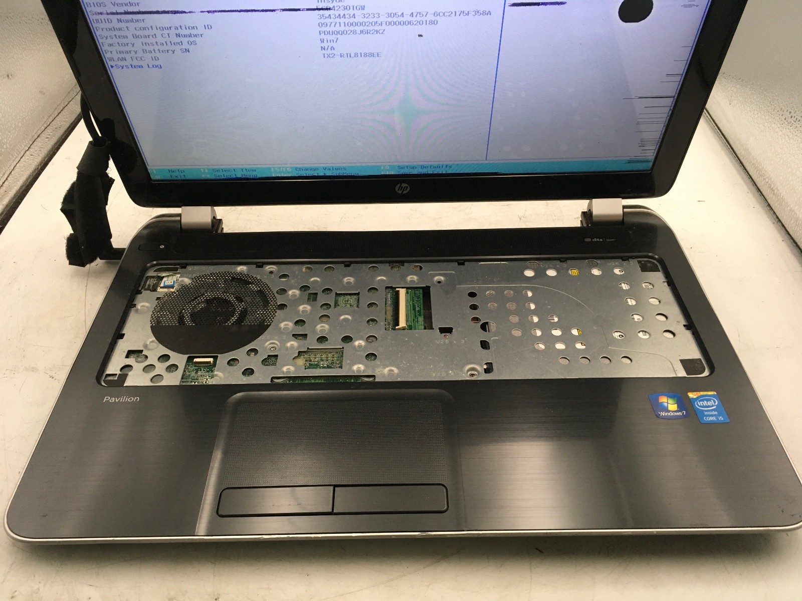 HP PAVILION 15T N200 – BOOTS TO BIOS – INTEL I5 4200U – 4GB RAM – READ DESC – BB