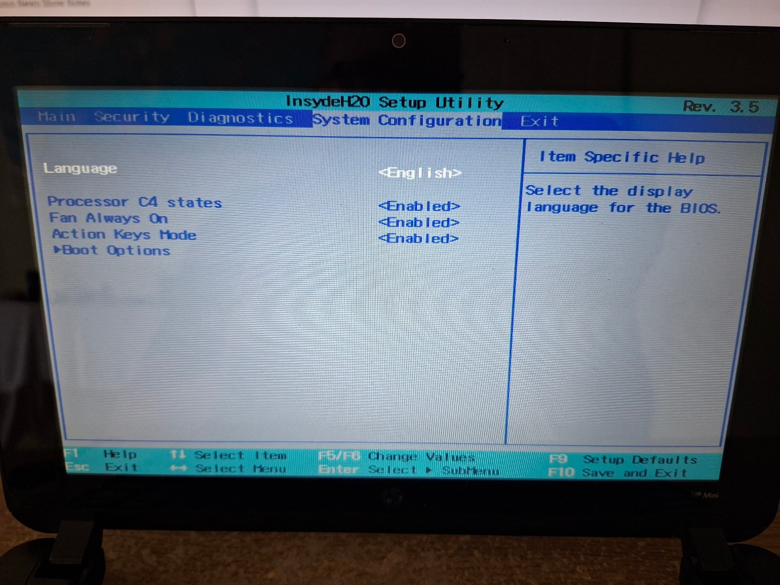 HP Mini 210-1000 Blue Netbook 10.1″ 1GB 120GB SSD Windows 7 Wi-Fi Bluetooth