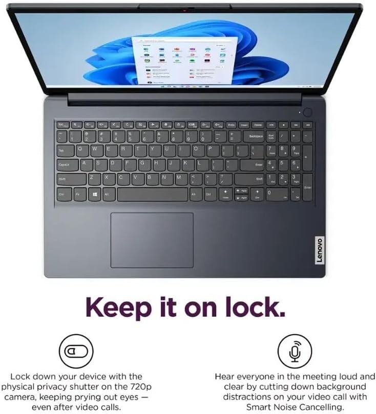 Lenovo Slim Laptop 15.6″ N4500 Up to 36GB RAM & 2TB SSD Win11 PRO+OFFICE Blue