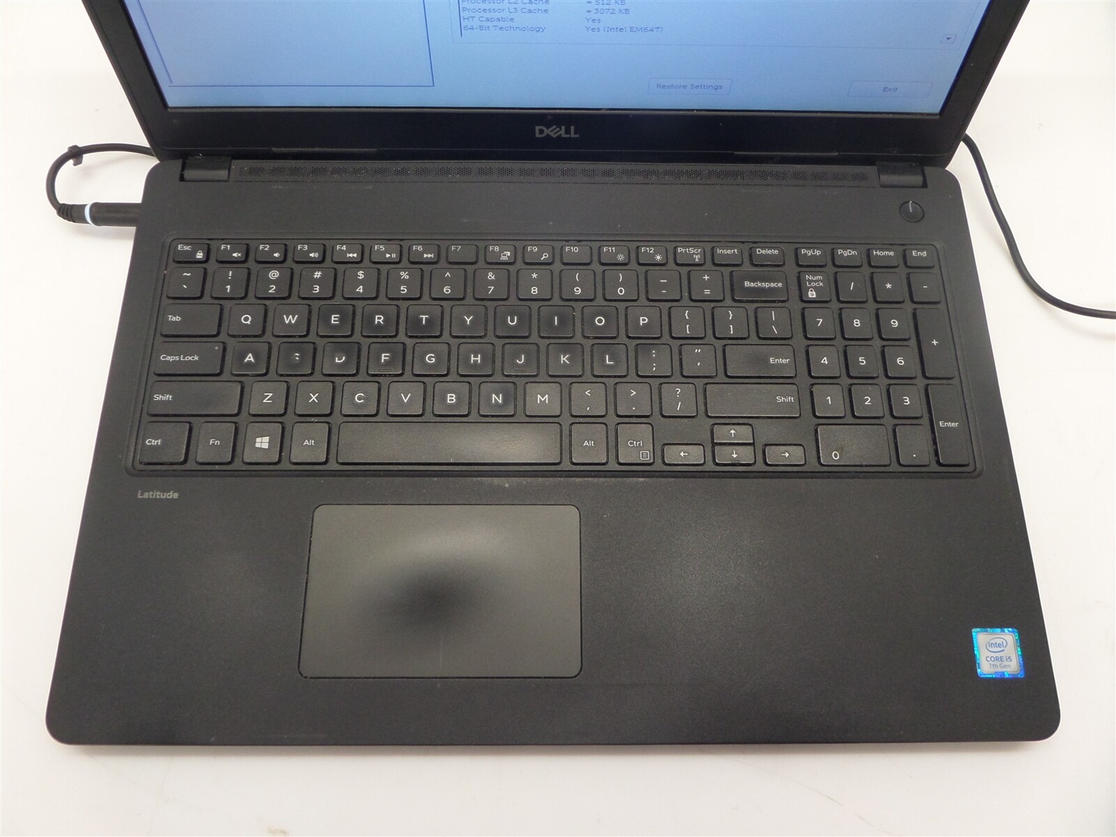 Dell Latitude 3580 15.6″ Laptop w/ i5-7200U 2.50GHz CPU & 8GB RAM – No HDD
