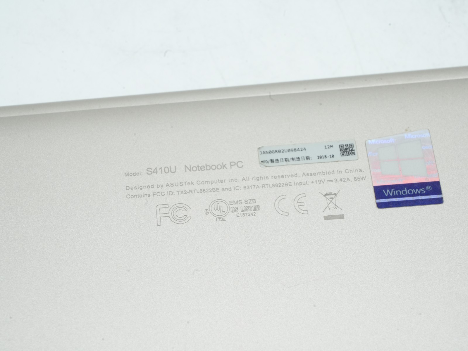 ASUS VivoBook S14 (S410U) – Intel Core i7-8550U – 24GB RAM – 1TB SSD – MX150 GPU