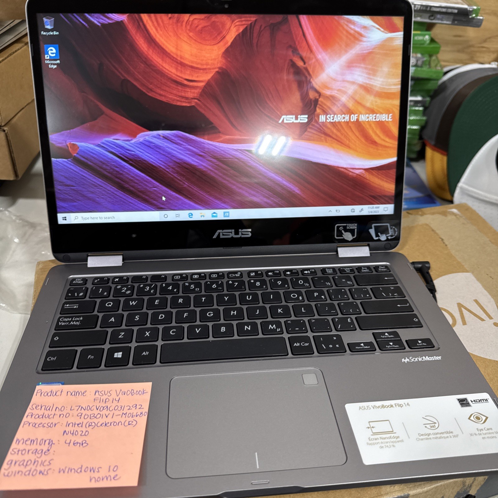 asus vivobook flip 14