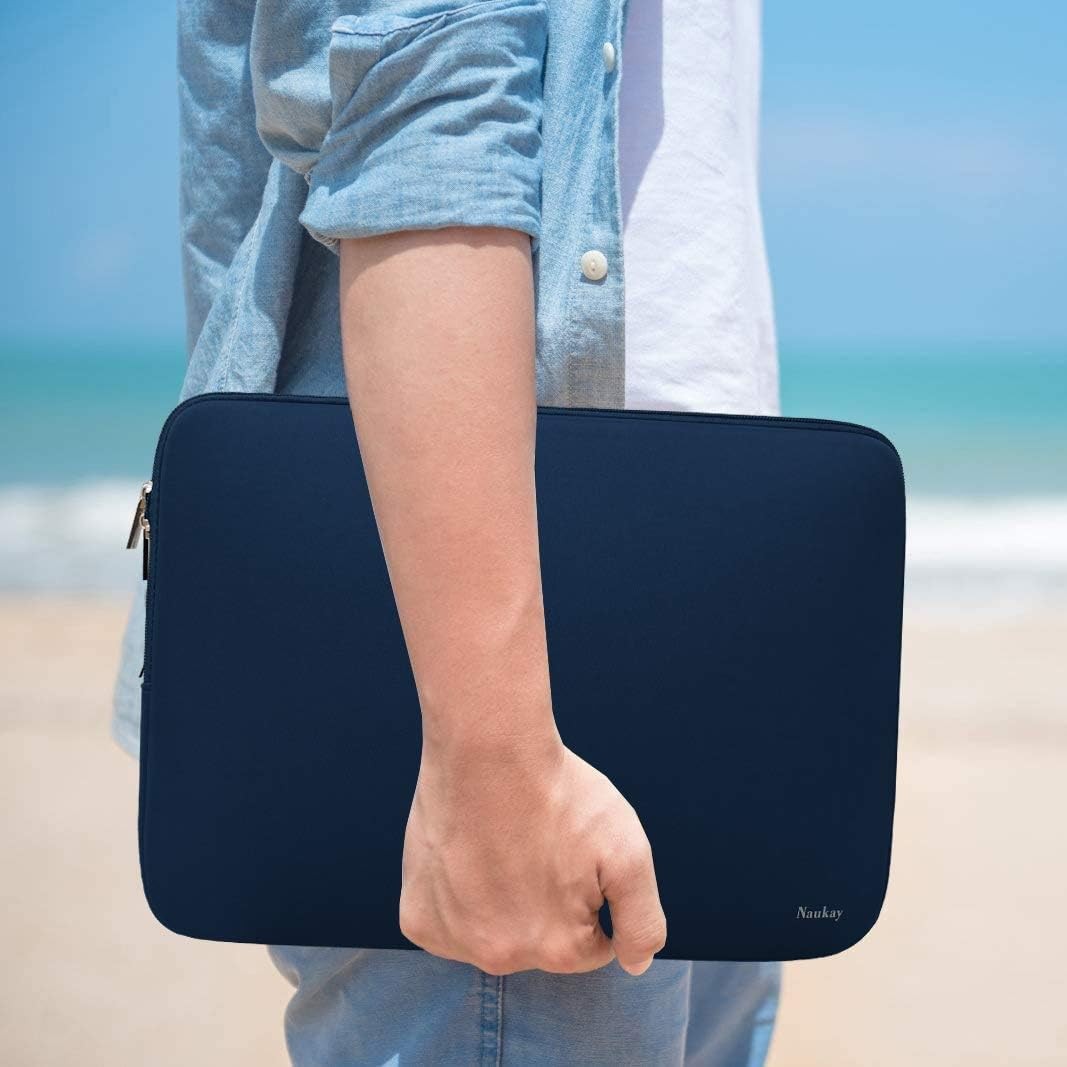 Neoprene Laptop Sleeve for 13 Inch MacBook Pro, Air, Dark Blue Carrying Case