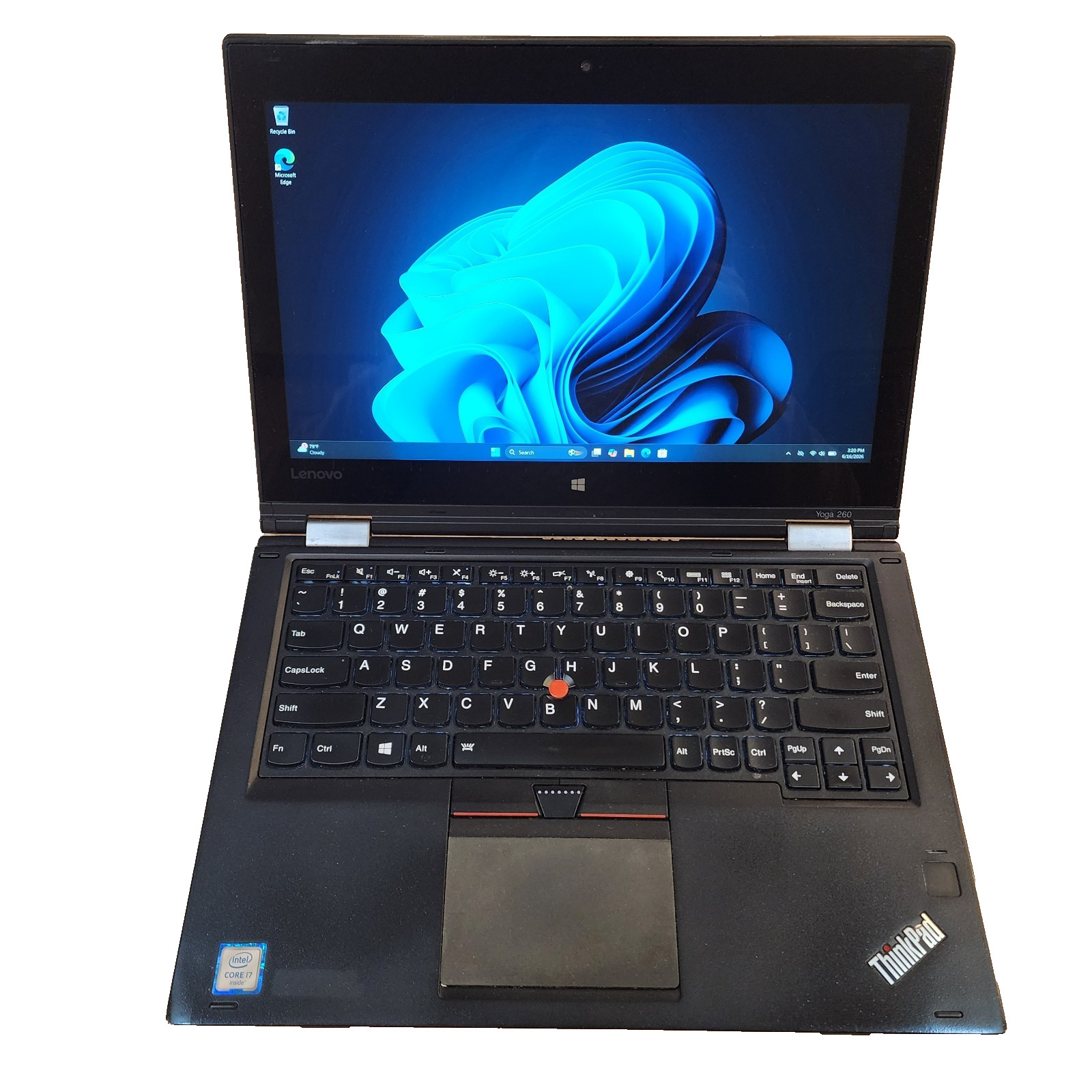 2-in-1 Lenovo ThinkPad Yoga 260 12″ IPS FHD I7-6500U 512GB SSD 8GB RAM Win11