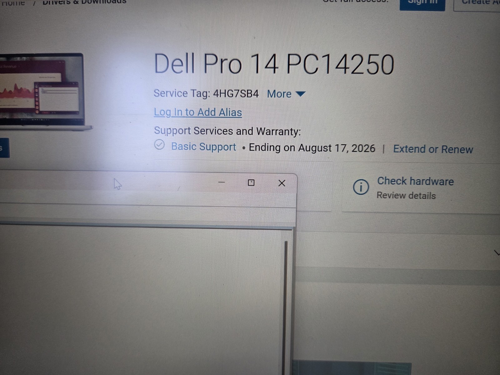Dell Pro 14 PC14250 14″ FHD+,Core Ultra 7 250U, 63GB RAM, 1TB SSD ( USED )