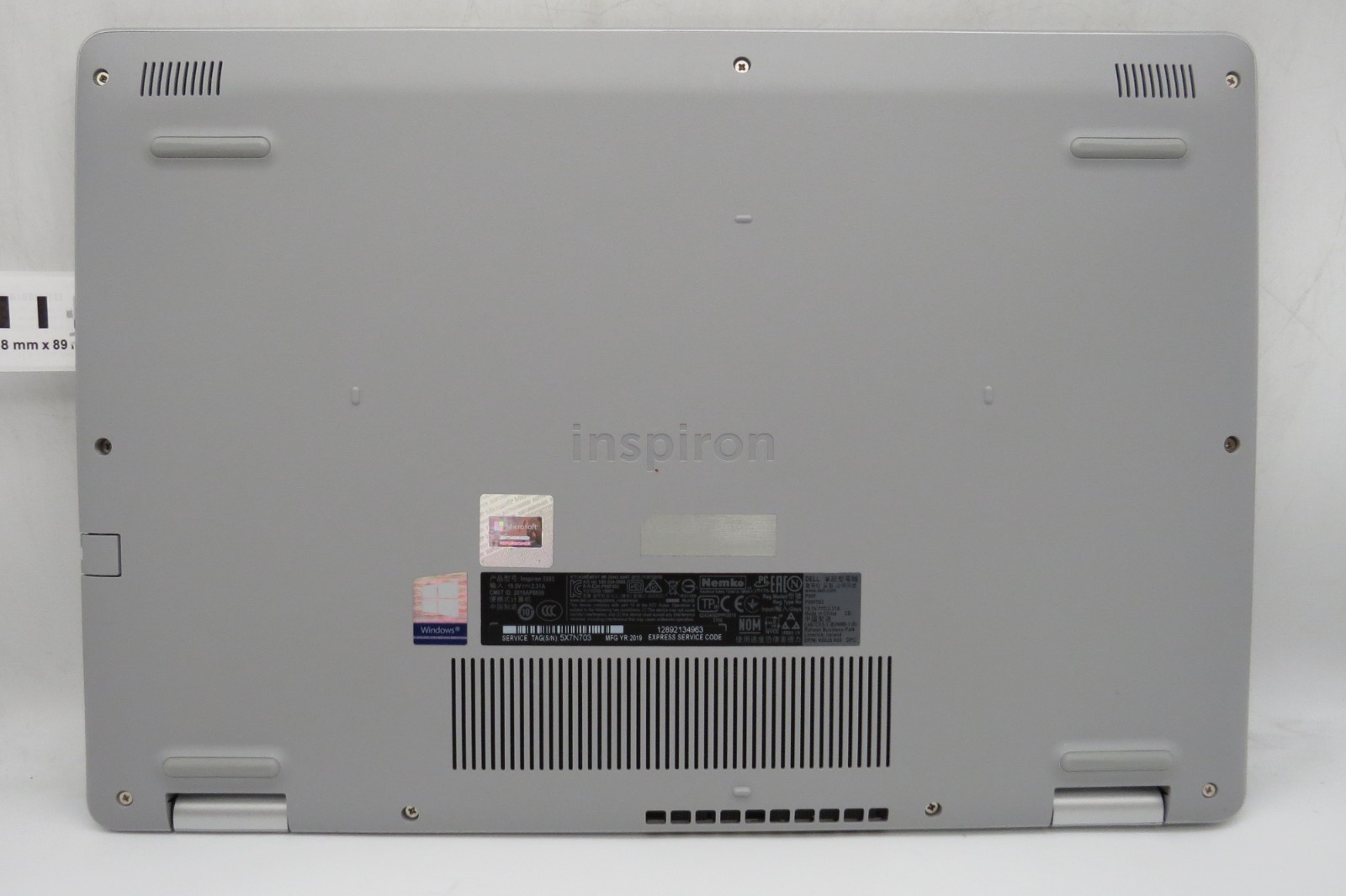 Dell Inspiron 5593-i5-1035G1@1.0GHz-8GB RAM-480GB 2.5+256GB M.2-WIN11PRO *READ*