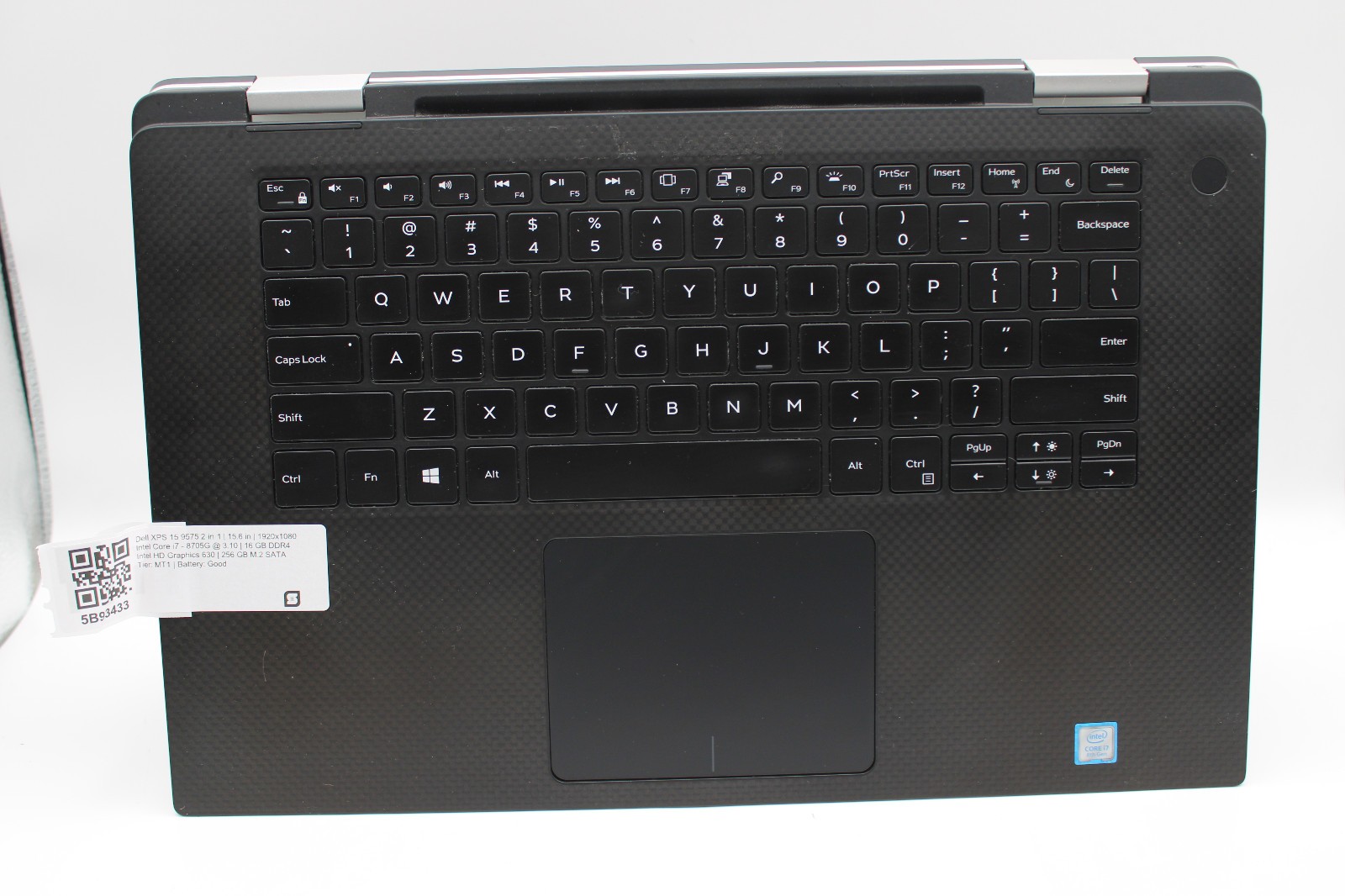 Dell XPS 15 9575 2in1 Touch i7-8705G 16GB RAM 256GB SSD Radeon Vega No OS