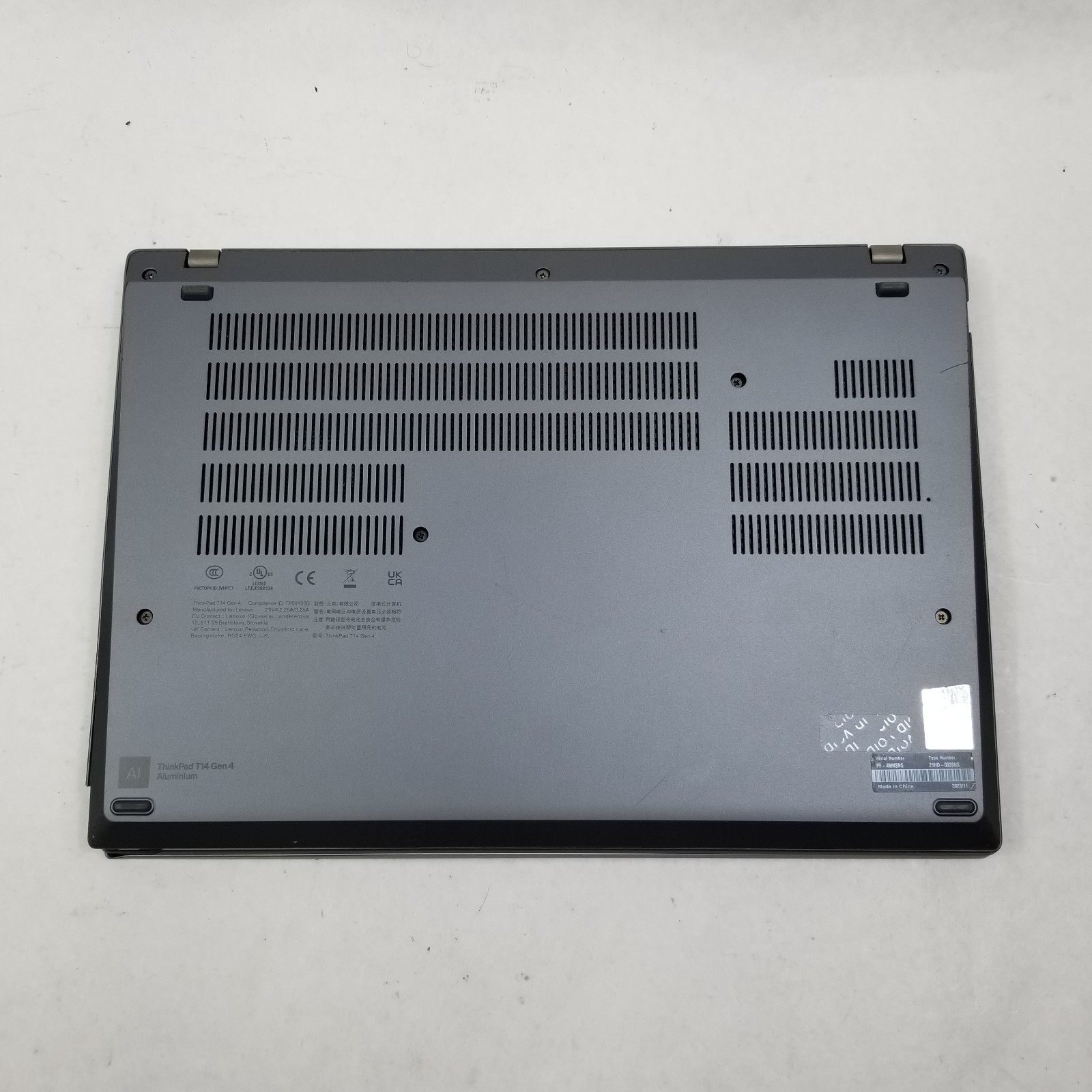 Lenovo ThinkPad T14 Gen 4 FHD Core i5-1335U 1.3 GHz 16GB DDR5 512GB SSD *Read