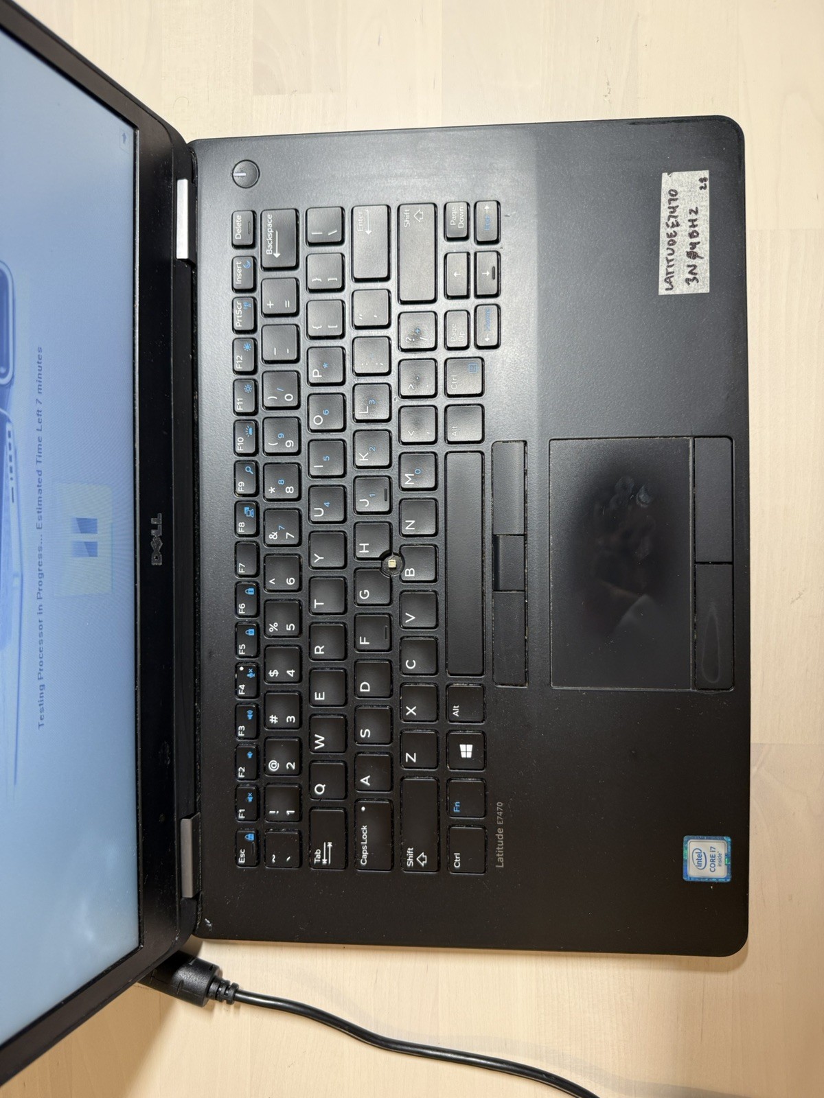 Dell Latitude E7470 Laptop Intel Core i7 6th Gen No HD/OS/AC Adapter