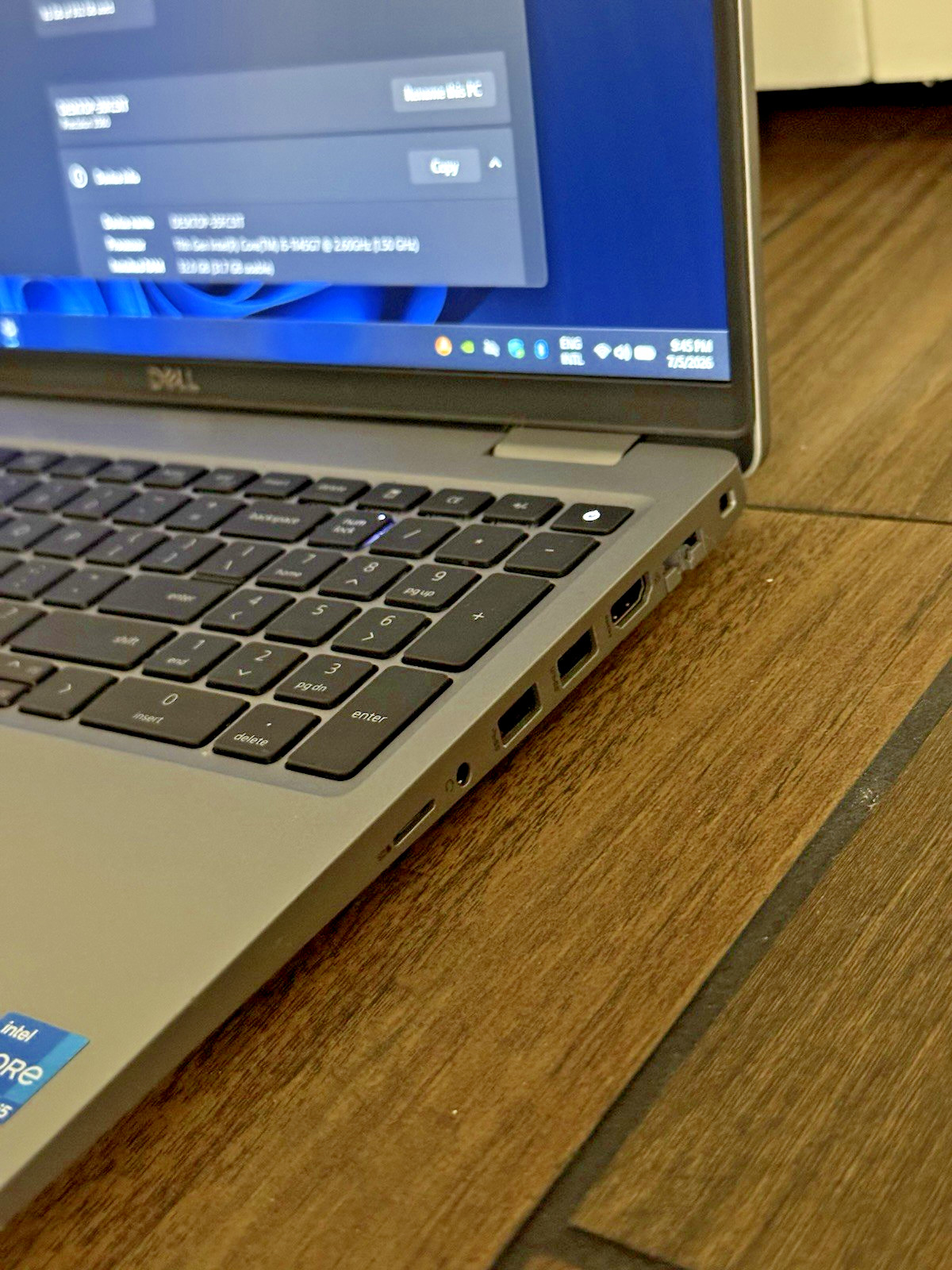 Dell Precision 3560 i5-1145G7 32GB Ram 1TB SSD – Good