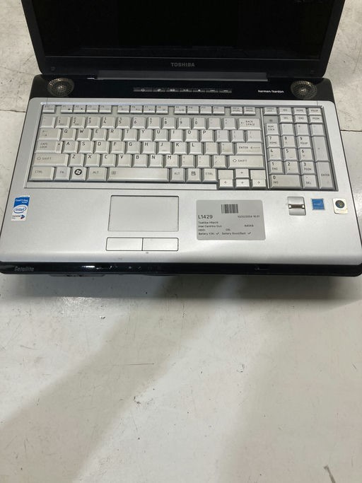 Toshiba Satellite P200 – Toshiba Intel Centrino Duo 1GB NO HDD No Batt