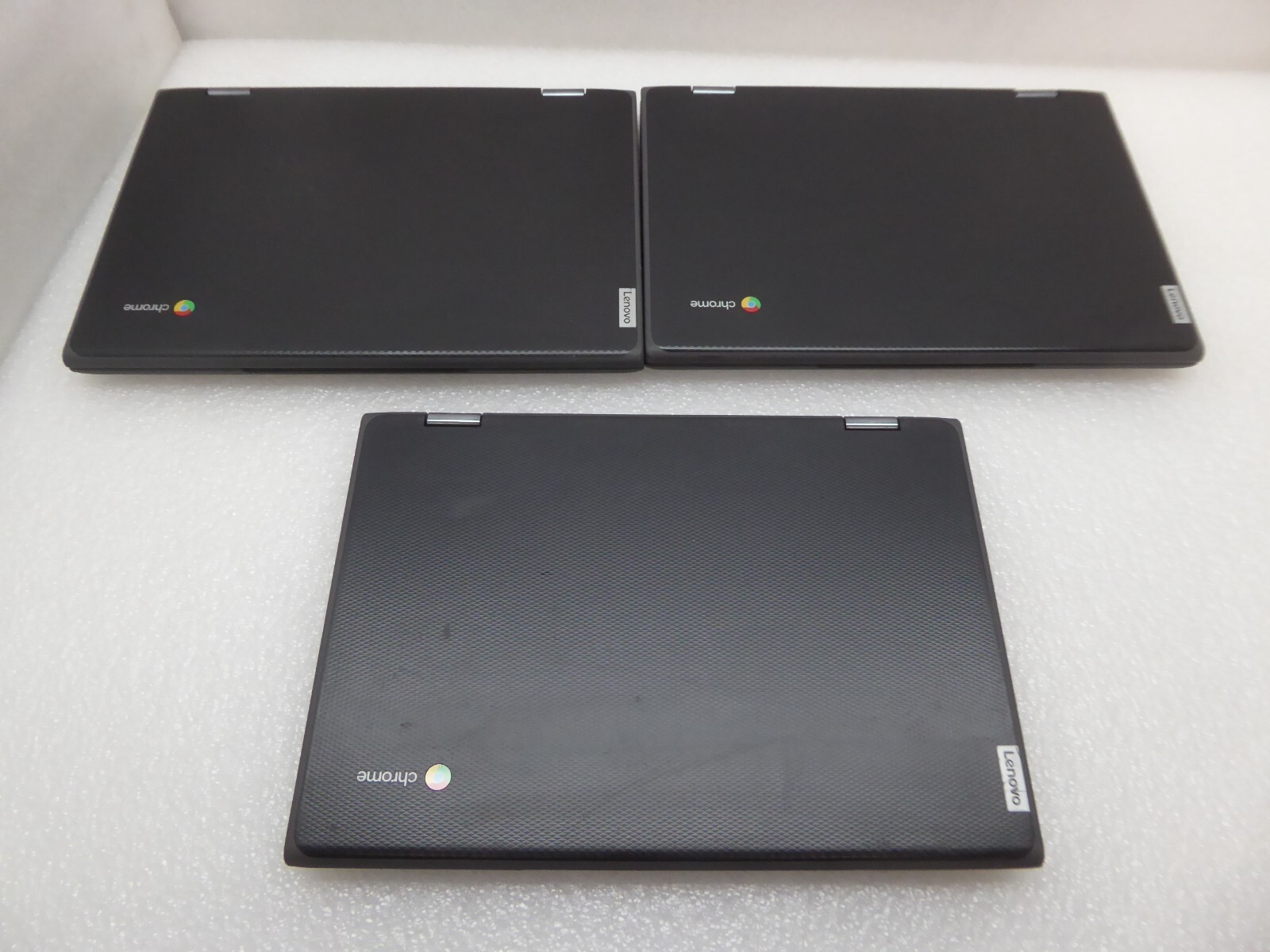 3 Lenovo Chromebook AMD A4 9120C Radeon R4 4GB Ram 300e 2nd Gen Touch Screen