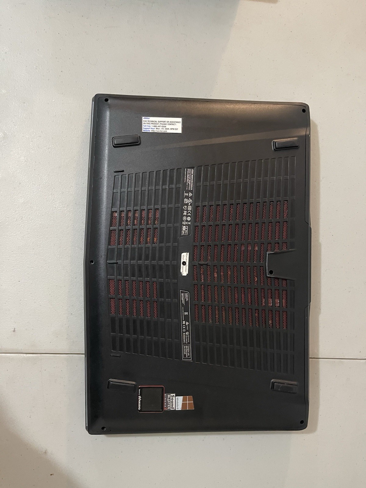 MSI GT72 2QE DOMINATOR PRO i7-4710HQ 16GB RAM GTX 980M 8gb 118GB M.2 1TB HDD W11