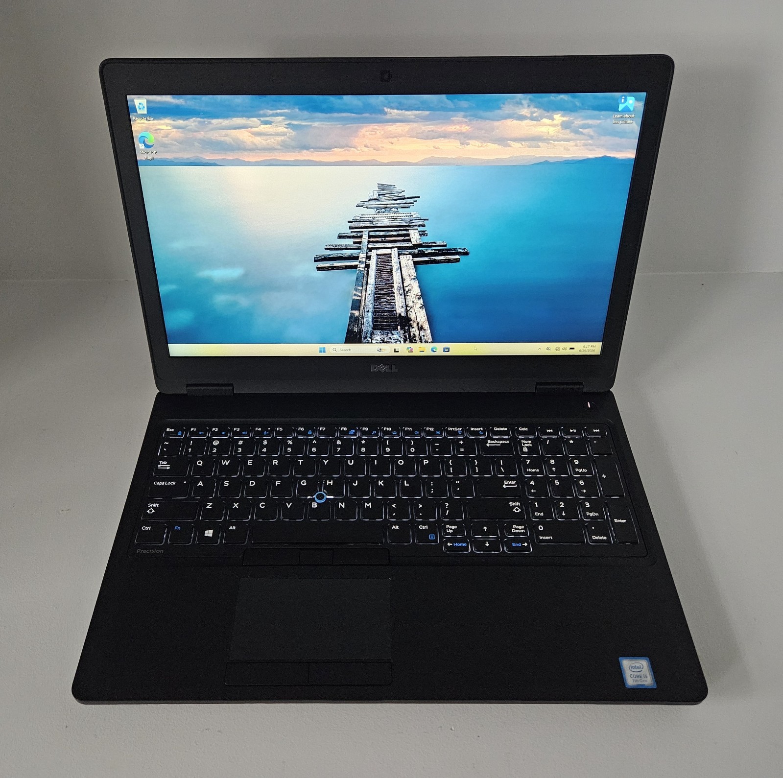 Dell Precision 3520 Core i5-7440HQ 2.80GHz 15.6″ 256GB NVMe 8GB RAM Win 11 Pro