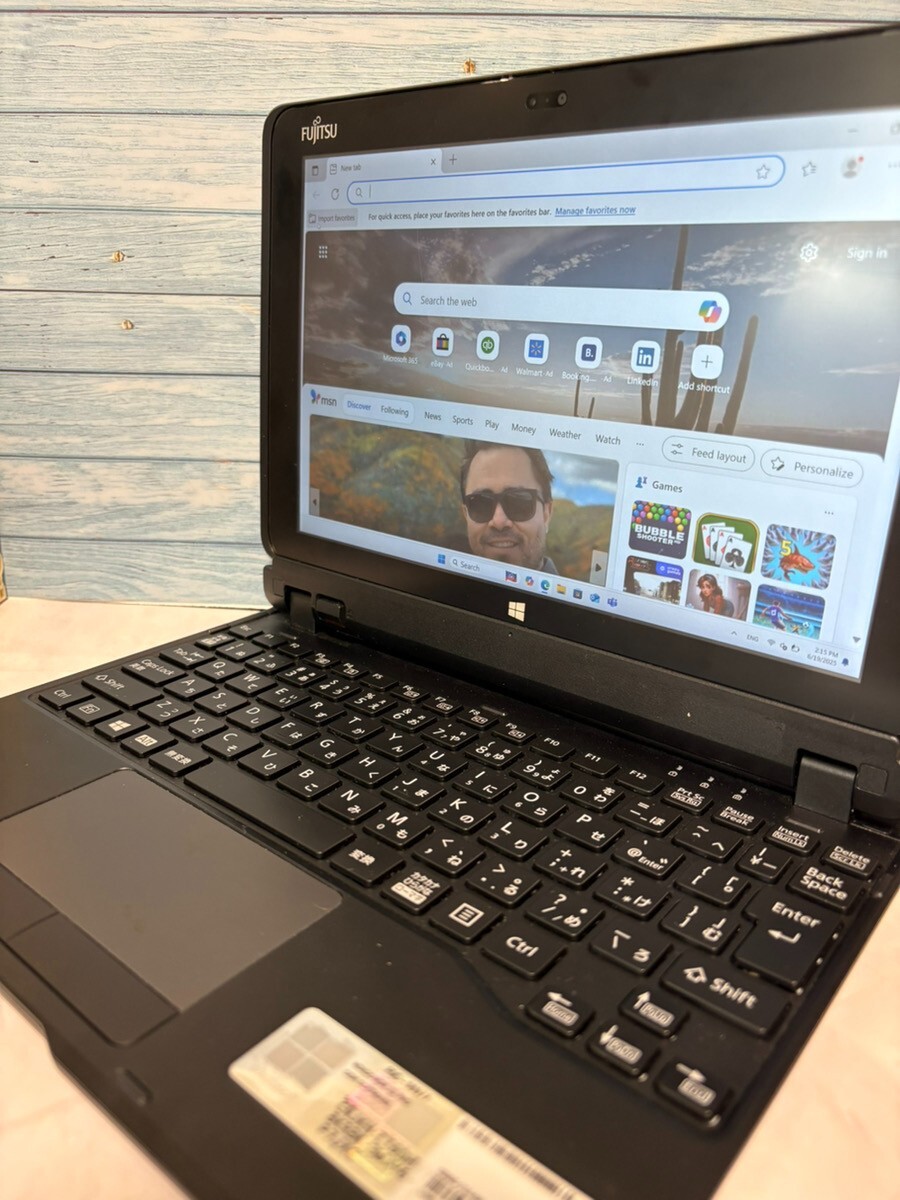 Fujitsu Arrows Tab Q506/NE 10.1” Atom Z8550 4GB 64GB Win11 Pro BCRank