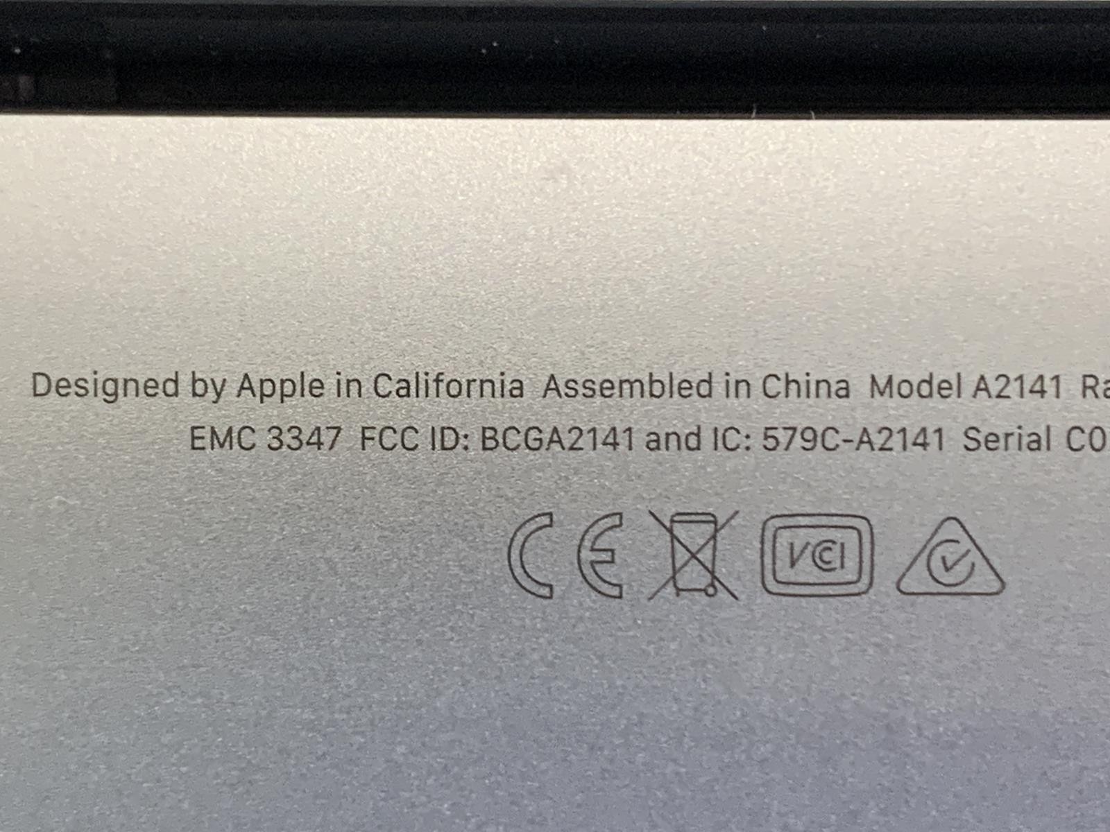 Apple MacBook Pro A2141 Core i9 9980HK 2.40GHz 32GB DDR4 512GB SSD macOS Sonoma
