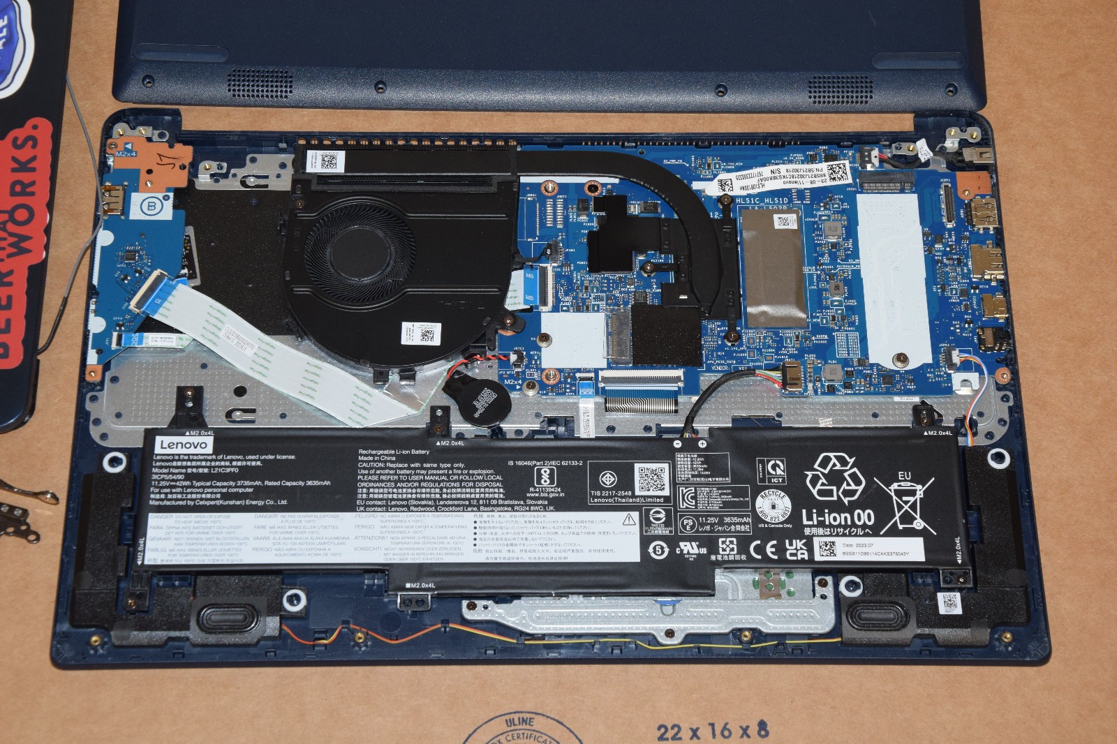 DAMAGED DEAD JUNK Lenovo Ideapad 1 15AMN7 15.6″ Laptop Incomplete AS IS Parts