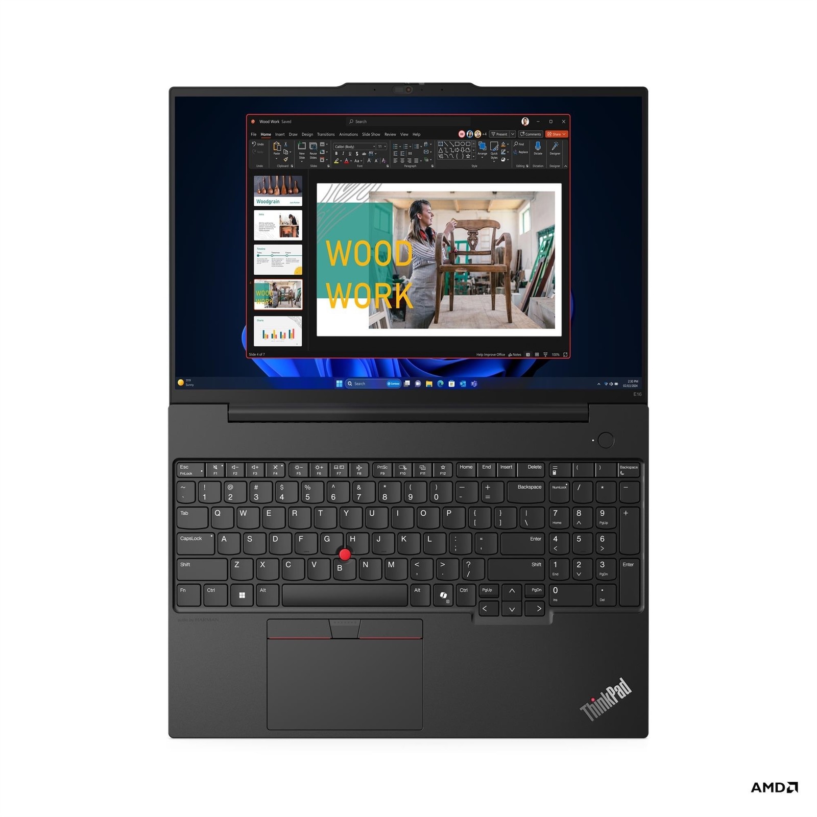 Lenovo ThinkPad E16 Gen 2 16″ IPS Ryzen 5 7535U 2.9GHz 8GB RAM 256GB SSD WIN11P