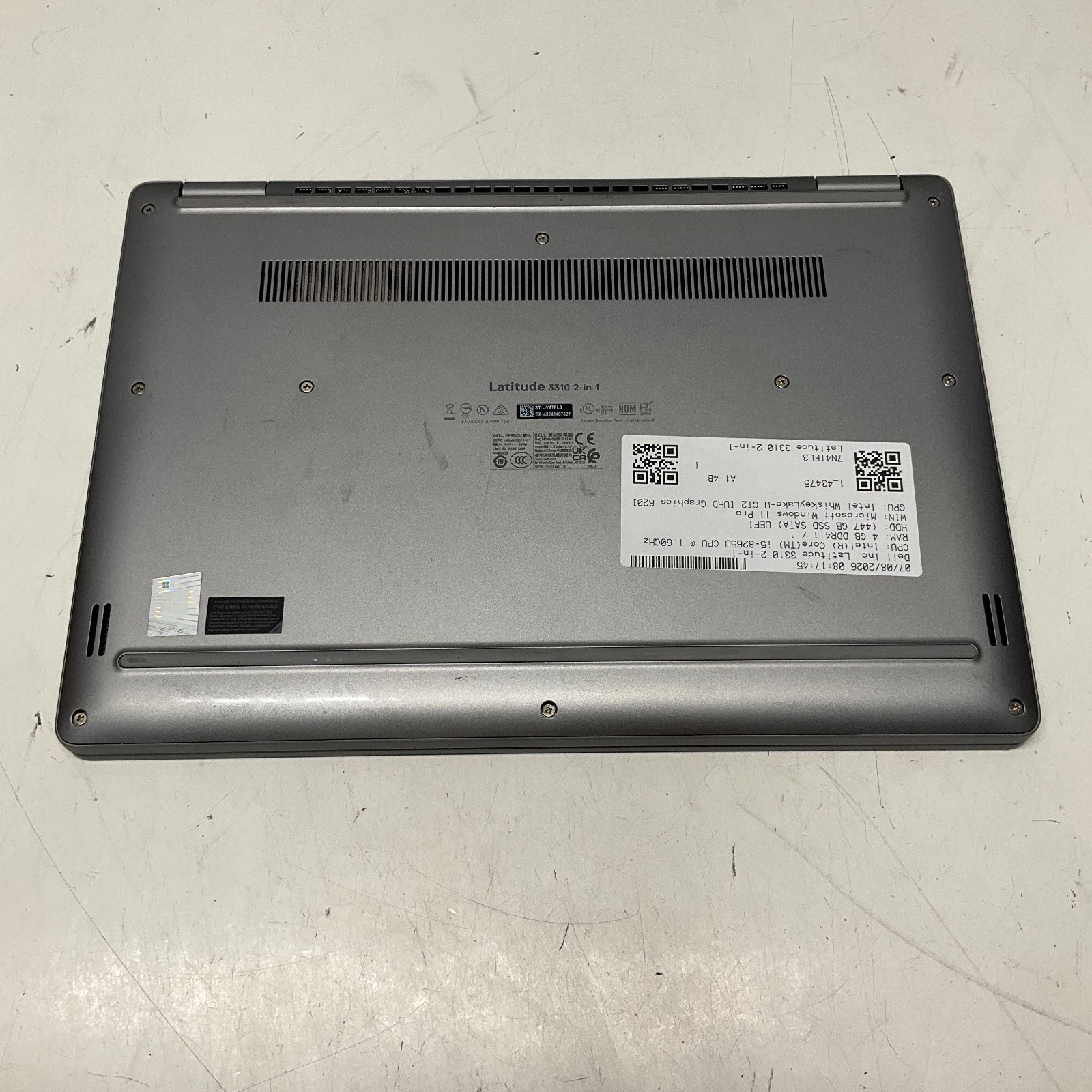 Dell Latitude 3310 2-in-1 Intel i5-8265U 1.60GHz 4GB RAM 480GB SSD Windows 11