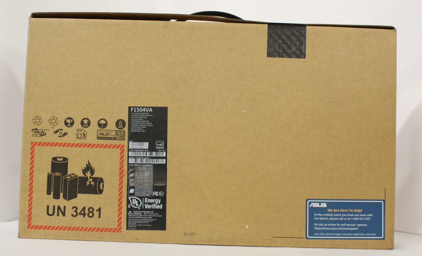 Asus VivoBook15.6″ Touch Core 5/16GB/512 Blue Laptop