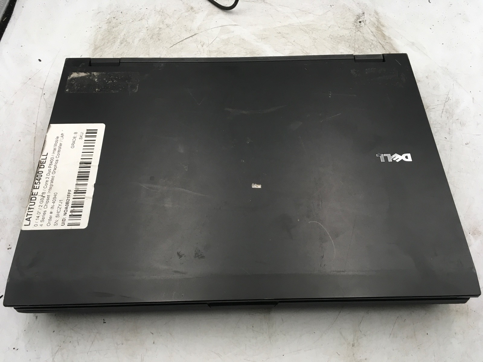 DELL LATITUDE E5400 – FOR PARTS – MISSING COMPONENTS – INTEL CORE 2 DUO -READ-BB
