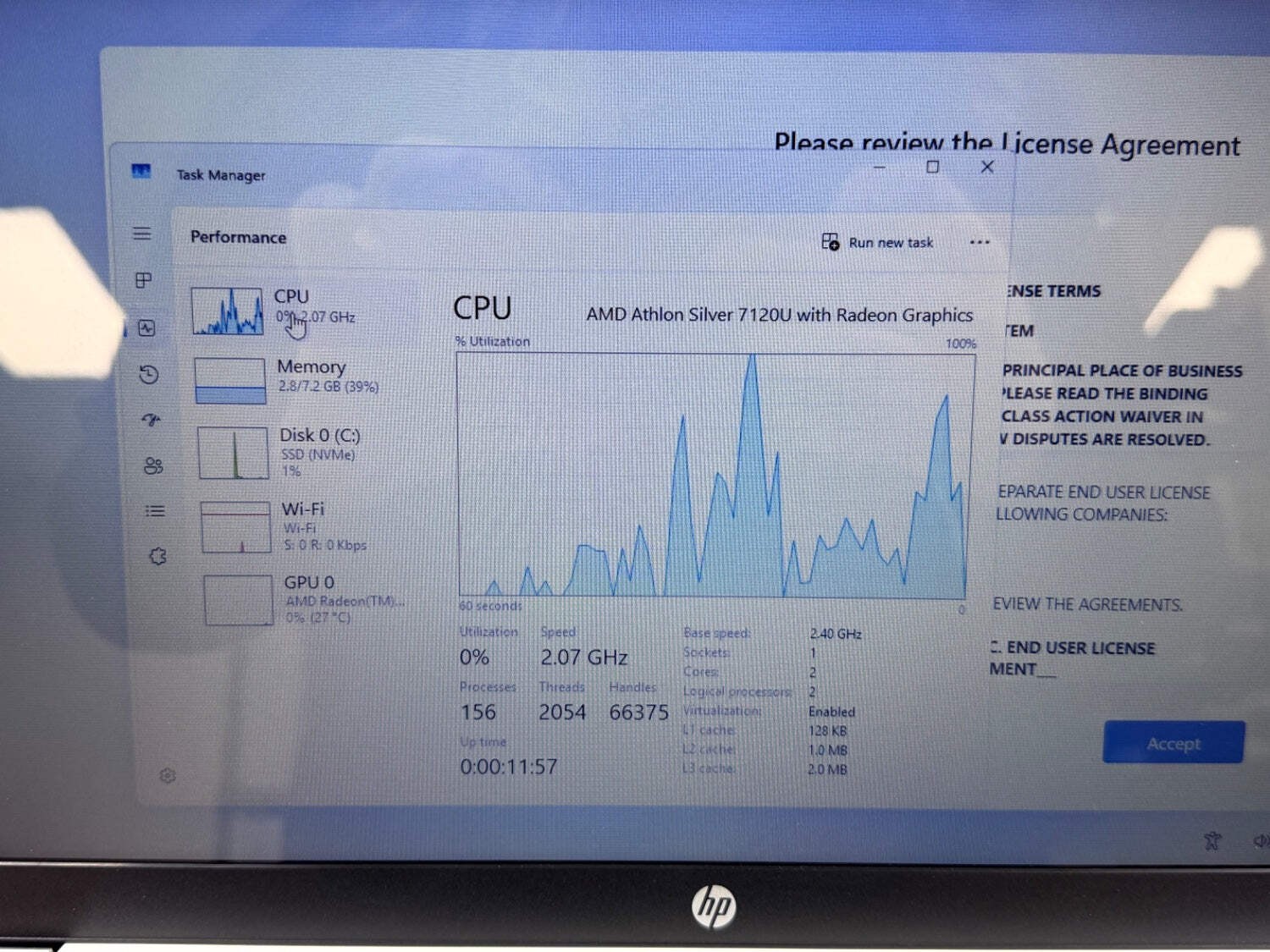 HP Envy 15.6″ Athlon Silver 7120U 3.5GHz 8GB RAM 1TB SSD Radeon Graphics