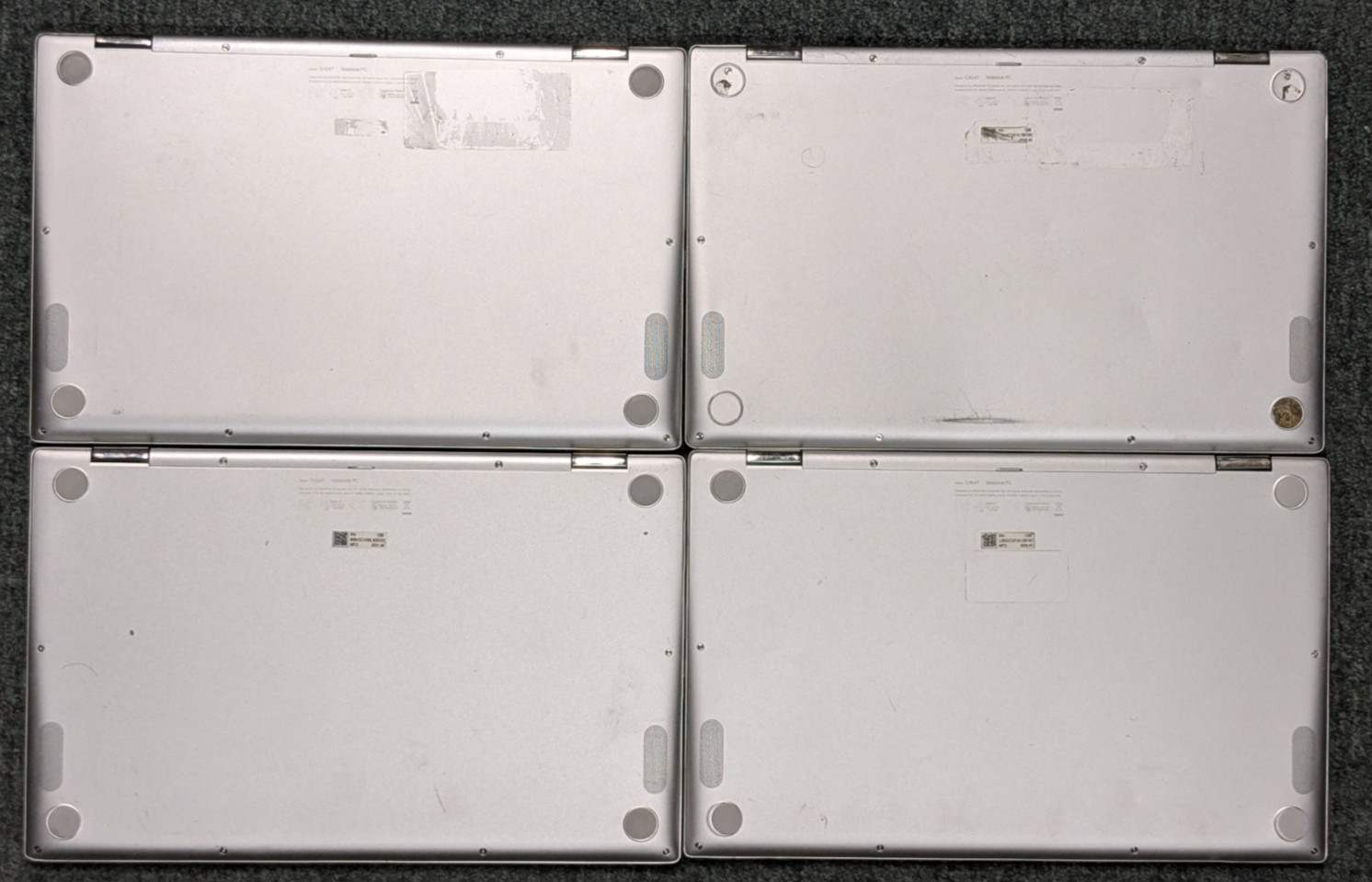 Lot of 12 Asus Chromebook C434T & C433T Intel M3-8100y 4/8GB RAM 64GB SOLD AS-IS