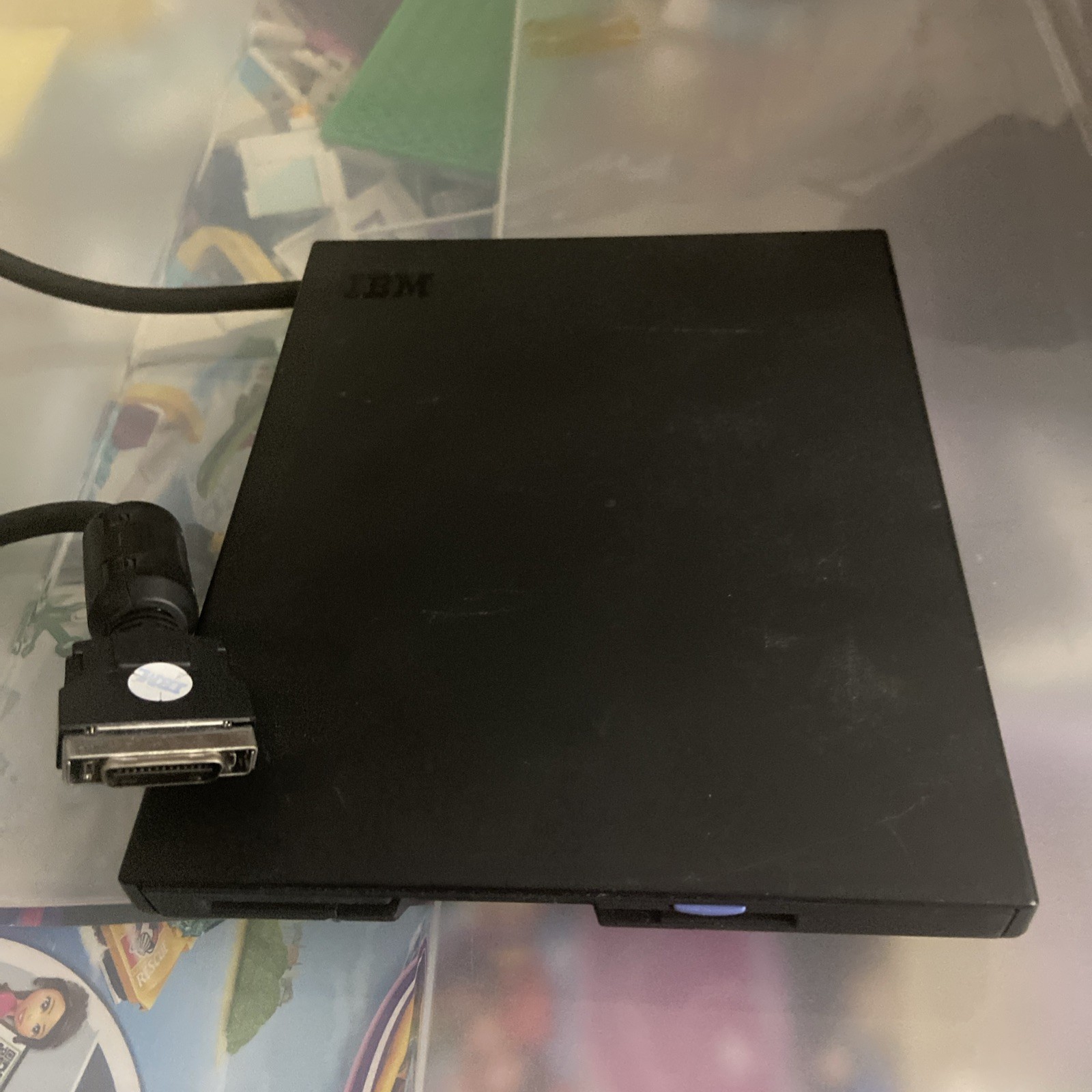 Vintage IBM ThinkPad External Molex 3.5″ Floppy Disc Drive Untested