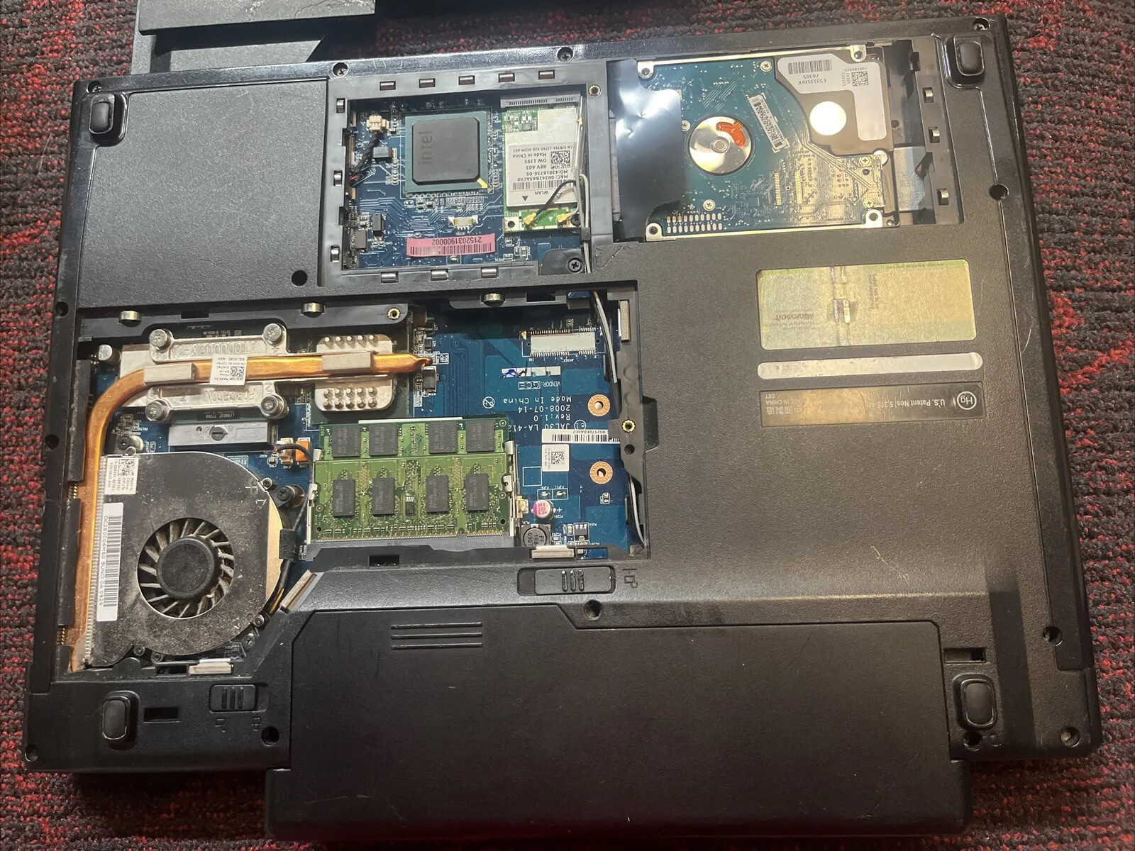 Dell Vostro 1510 Core 2 Duo Laptop Untested