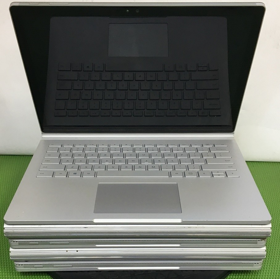 (Lot of 5) Microsoft Surface Book i5-6300U 128/256/0GB NVMe 8GB – NO OS (AS-IS)