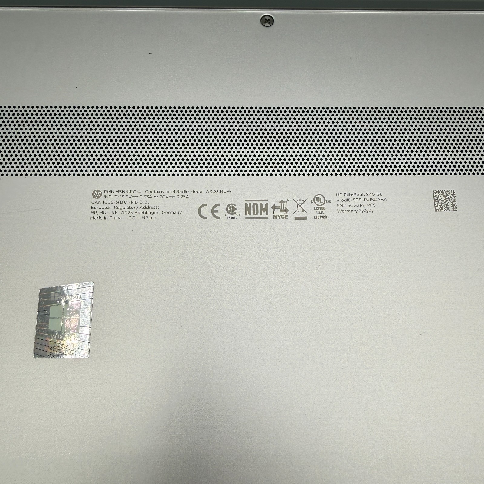 HP EliteBook 840 G8 14″ 3.0 GHz i7-1185G7 16GB RAM 256GB SSD Win 11 Pro Good
