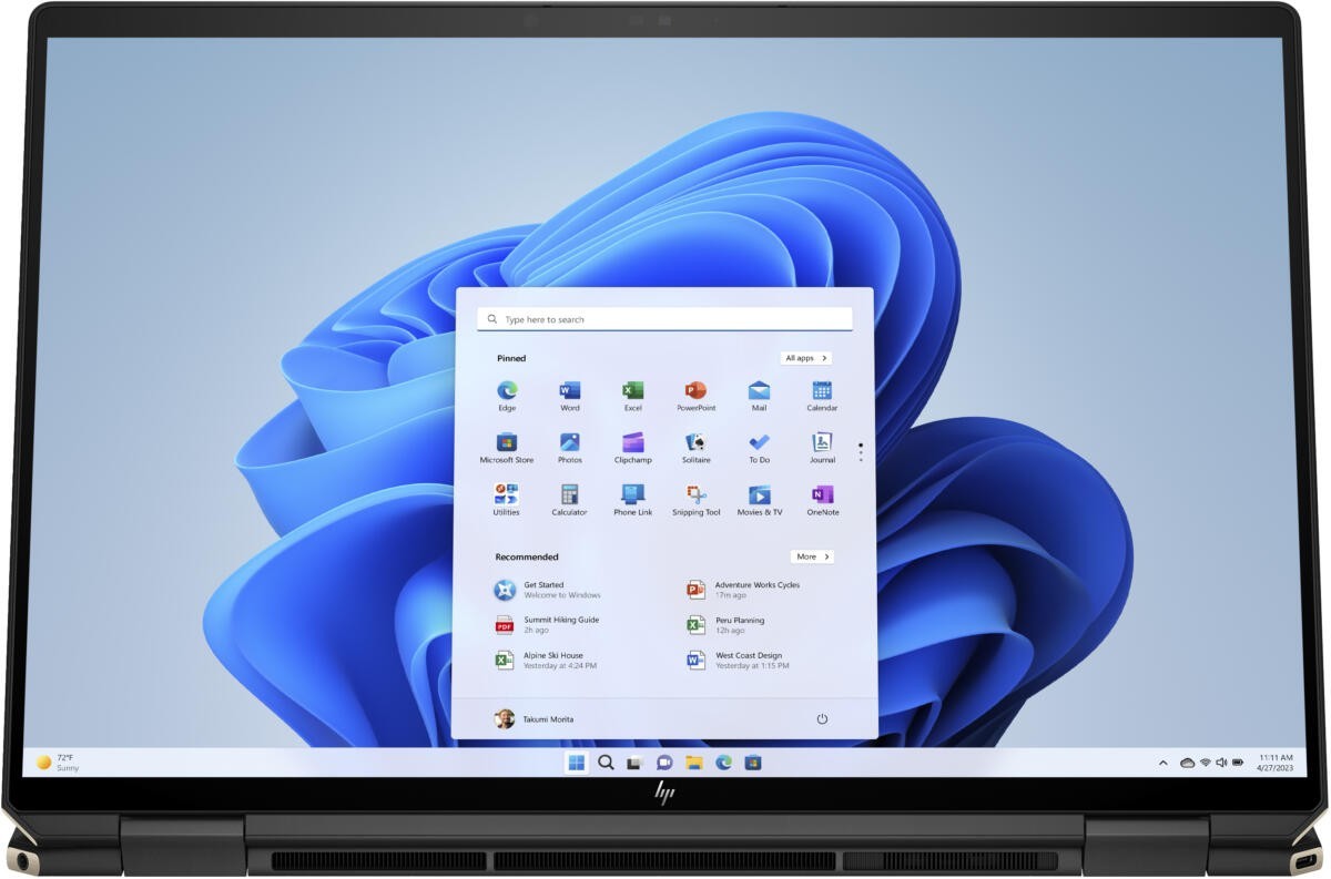HP Spectre x360 2-in-1 16″ WQXGA 120Hz Touch Ultra 7 155H 16GB 1TB SSD Cam FPR