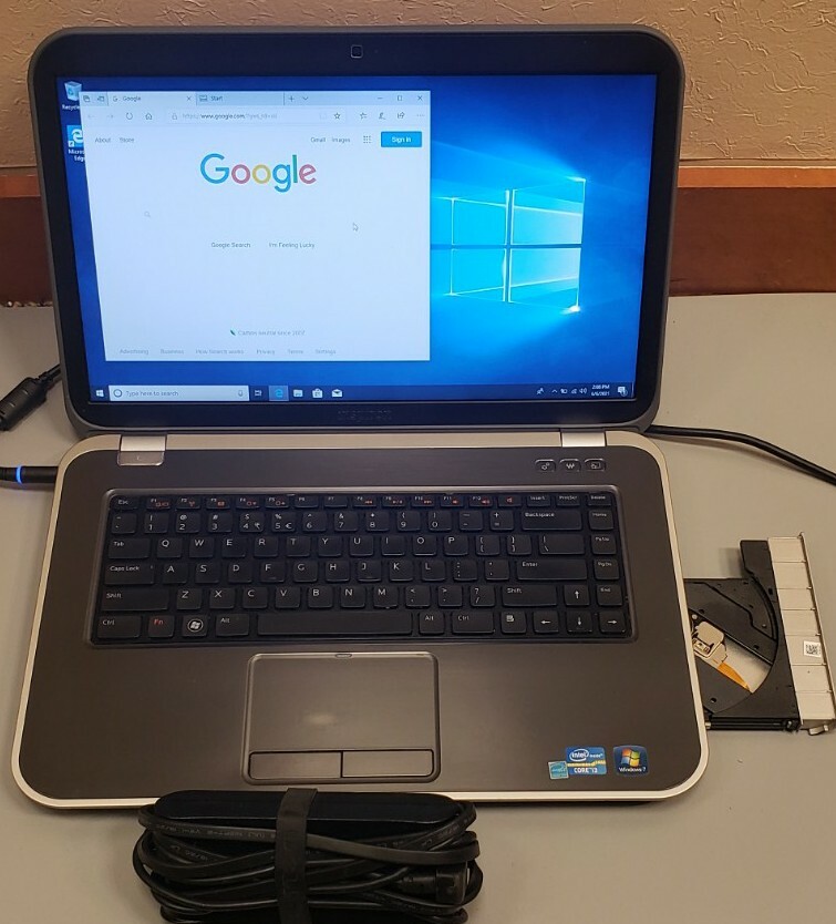 Dell Inspiron 5520 15.6″ Intel Core i3-2370M 6GB RAM 500GB HDD WEBCAM BLUETOOTH
