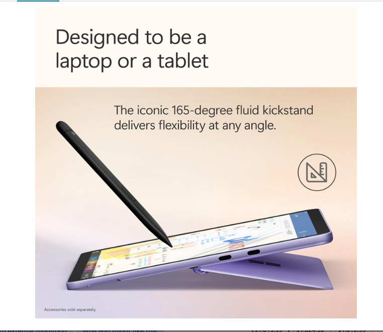 Microsoft Surface Pro 12” 2025 Snapdragon X Plus 16GB RAM 512GB SSD Violet