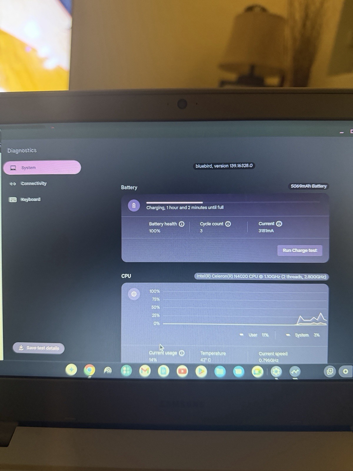 Samsung Chromebook 4 (16GB eMMC, Intel Celeron) Laptop – Gray