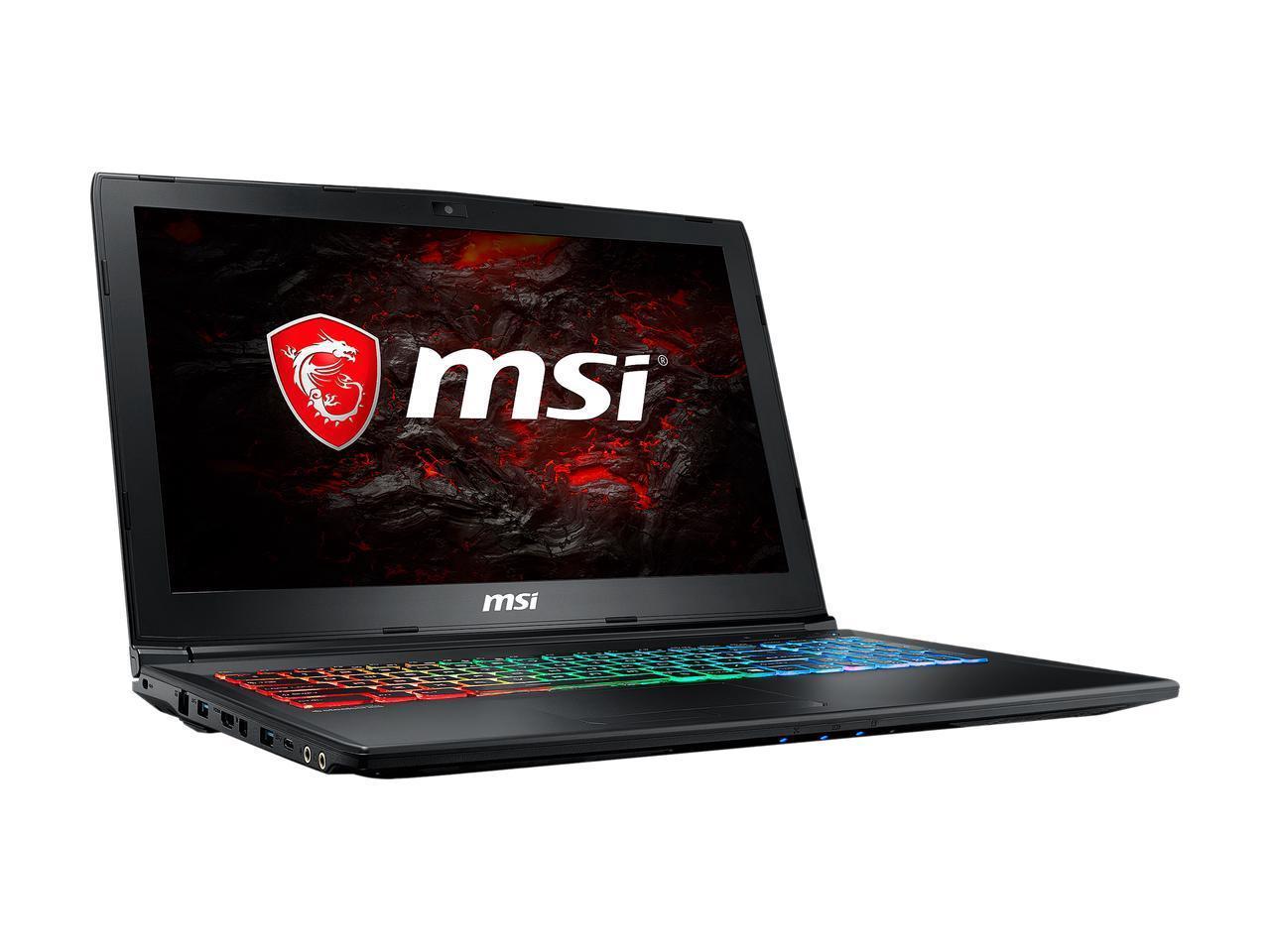MSI 15.6″ GP62MVRX Leopard Pro Custom i7-7700HQ GTX 1070 8GB GDDR5 32GB 512 SSD