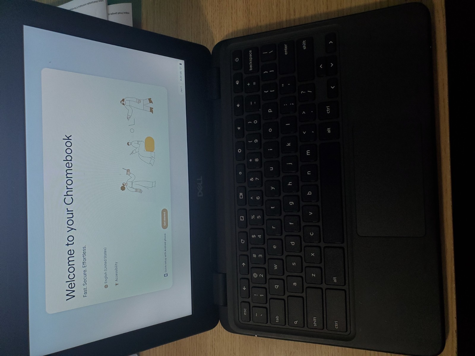 Dell Chromebook 3100 11.6″ Laptop / TESTED WORKING / Webcam w/new charger