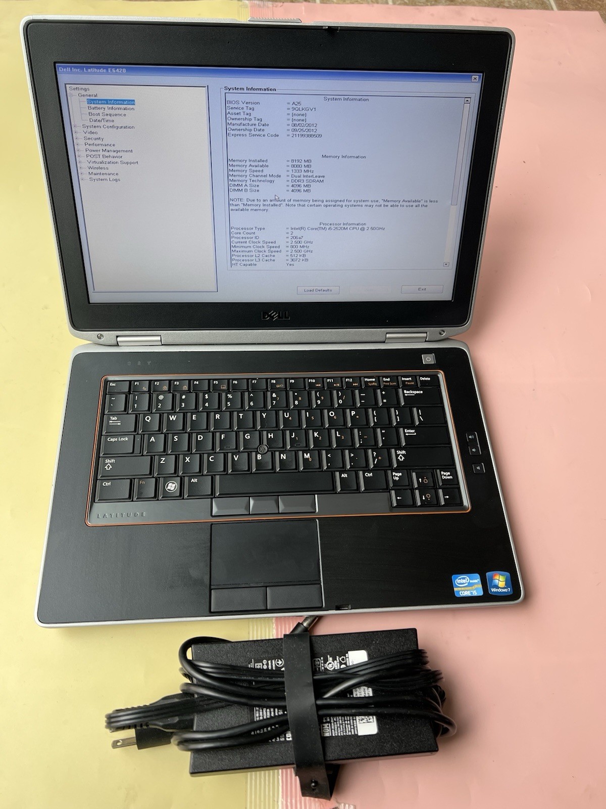 Dell Latitude E6420 Intel Core i5-2520M 8GB RAM 500GB HDD HDMI PORT